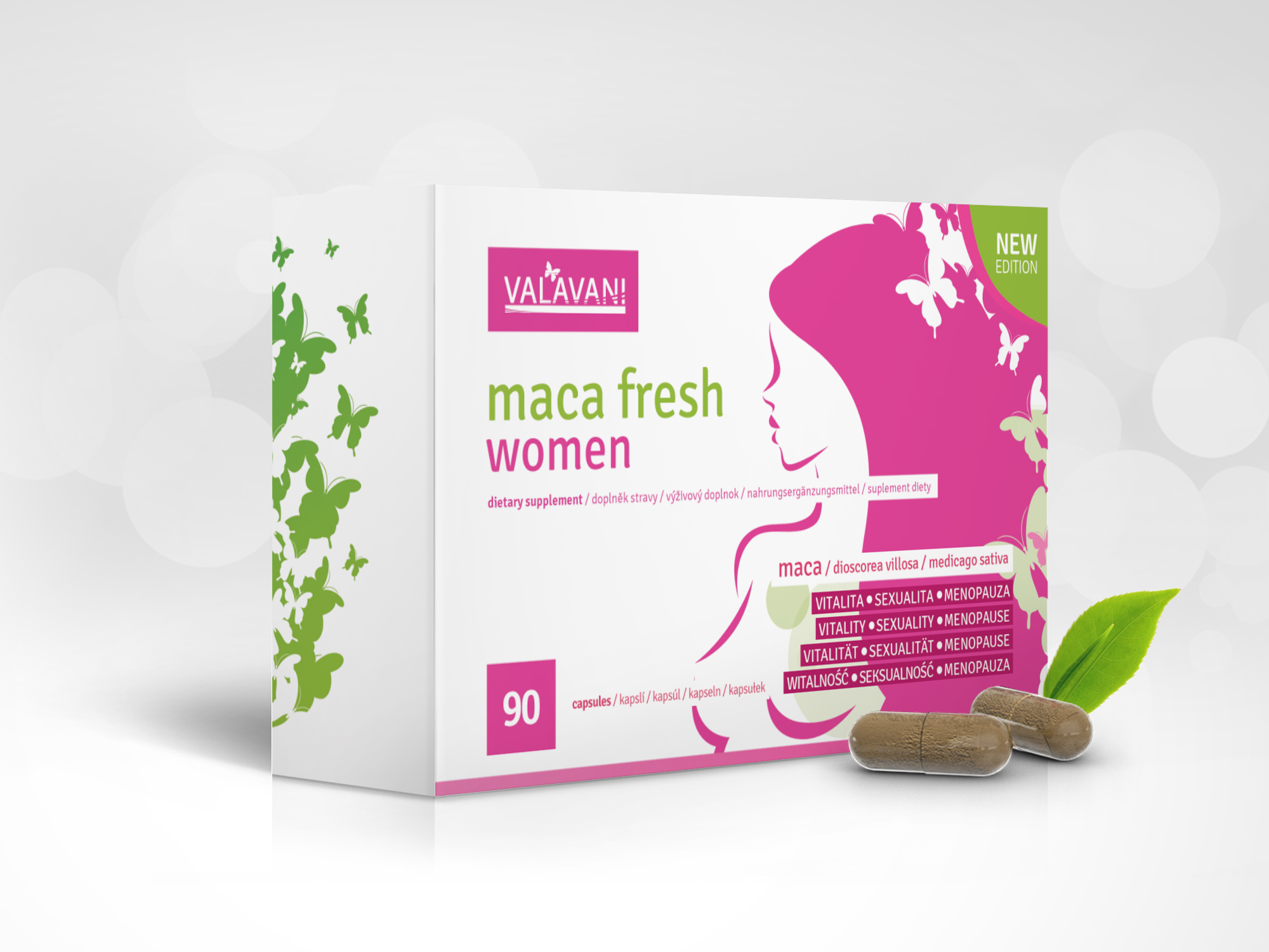 VALAVANI Maca pre ženy -  MACA FRESH WOMEN 90KAPSÚL 90 kapsúl: 1 balenie VALAVANI Maca pre ženy -  MACA FRESH WOMEN 90KAPSÚL 90 kapsúl: 1 balenie
