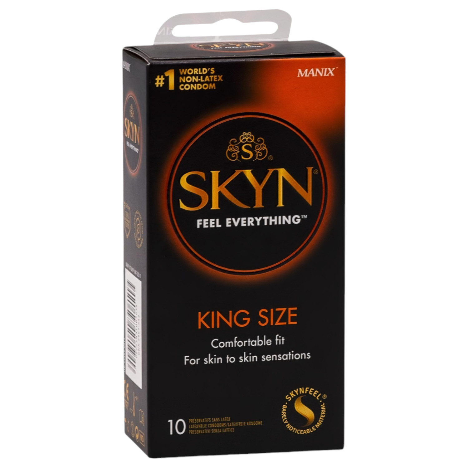 Manix SKYN - XXL kondóm bez latexu - 10 ks