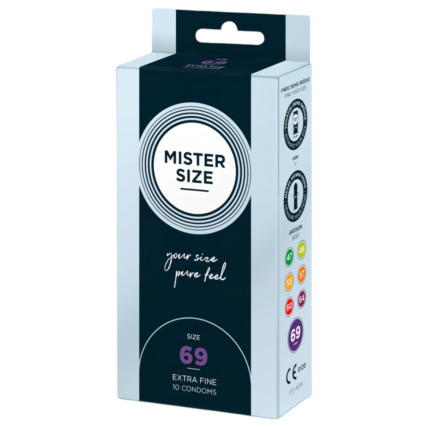Mister Size - extra tenký kondóm - 69 mm - 10 ks