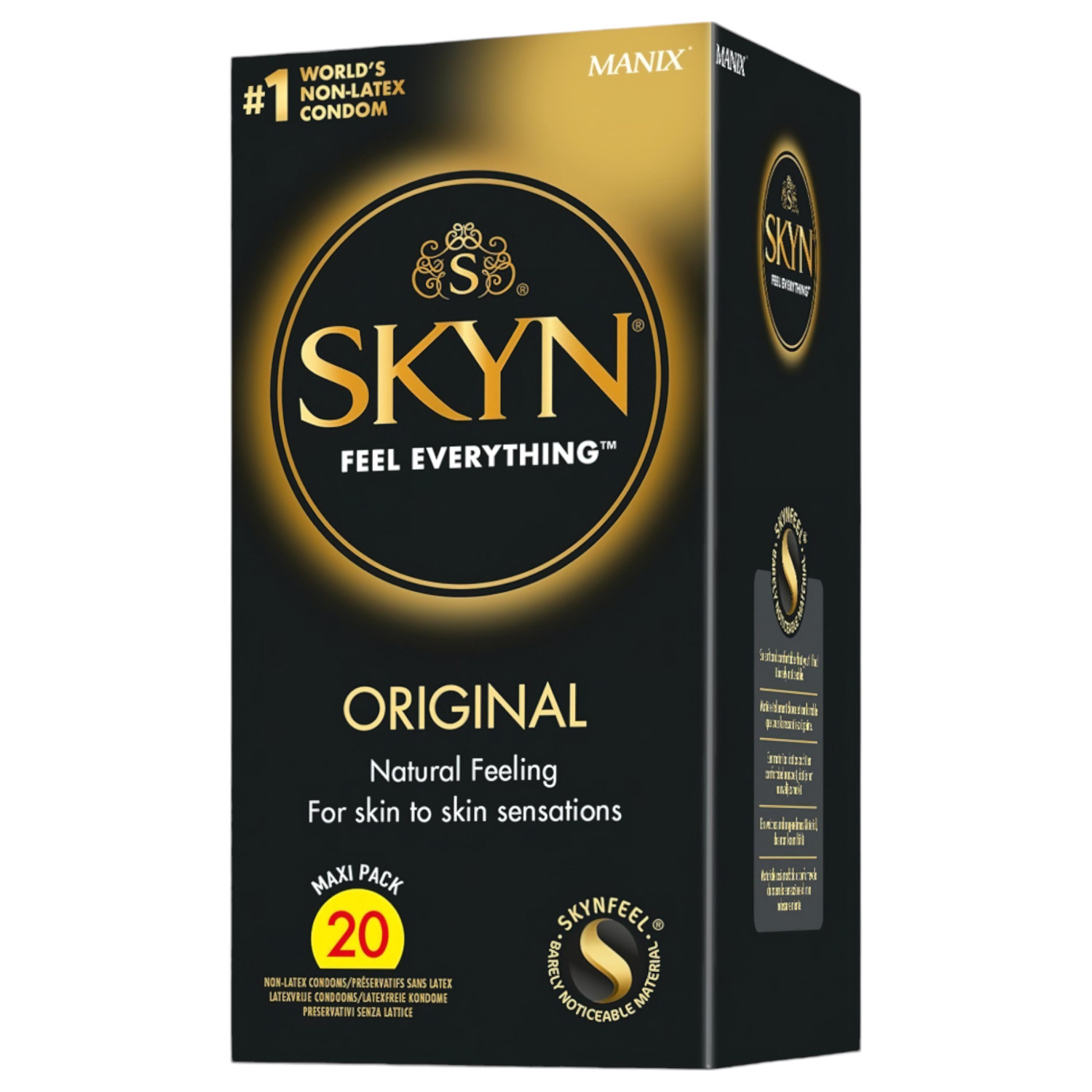 Manix SKYN - originálne kondómy - ultra tenké - 20 ks
