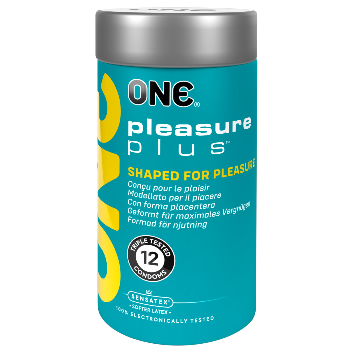 ONE Pleasure Plus - kondóm s vnútorným rebrovaním (12 ks)