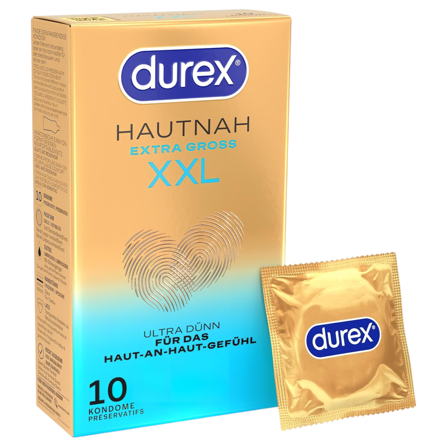 Durex - extra veľký kondóm - XXL - 10 ks