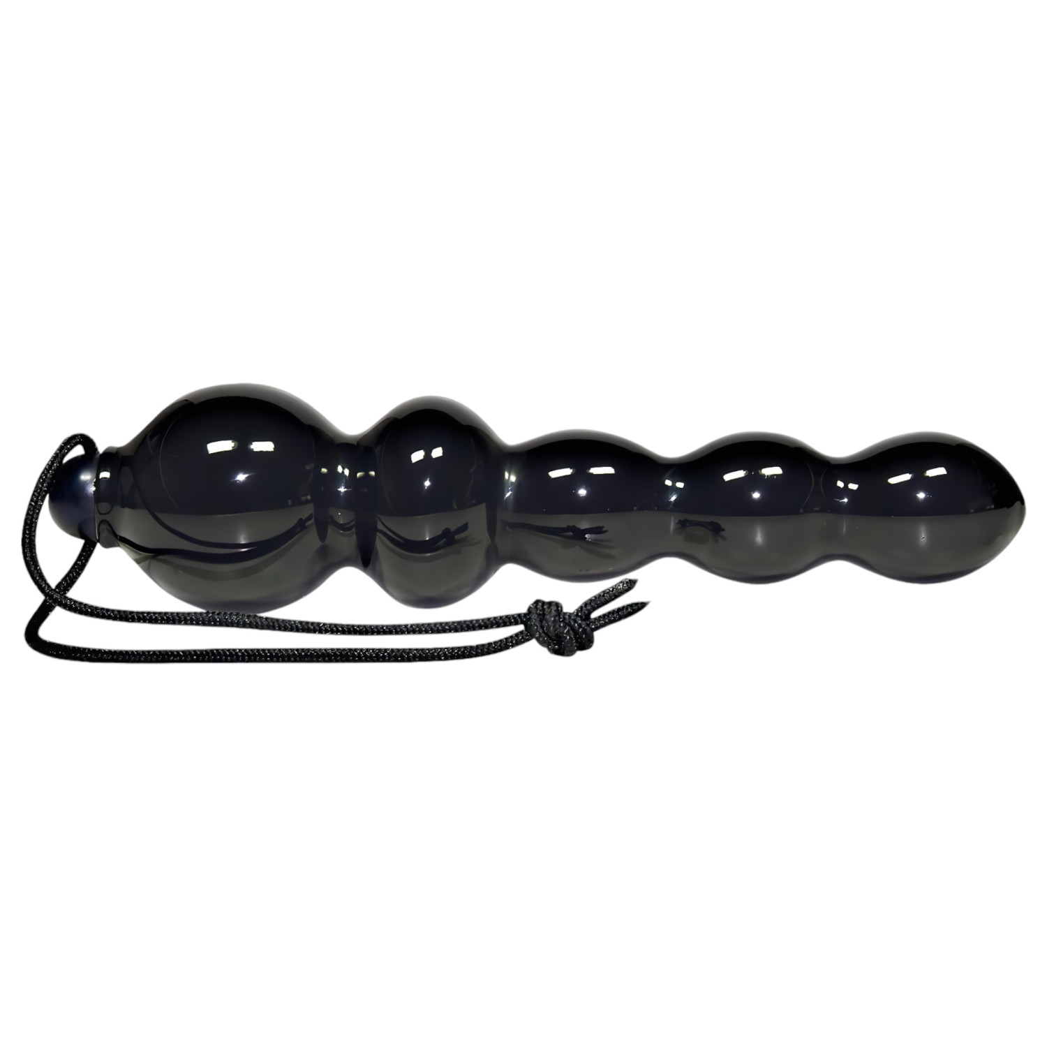 You2Toys Black Jack - perličkový anál dildo (čierny)