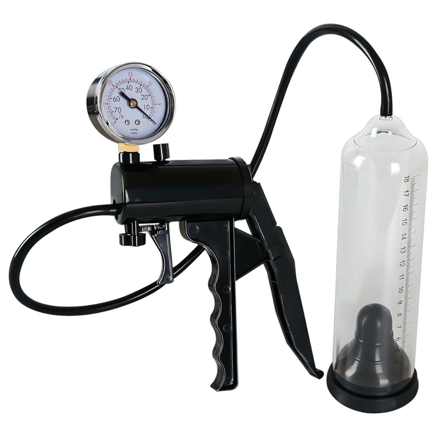 You2Toys - Vákuová pumpa na penis - silný ťah - priehľadná