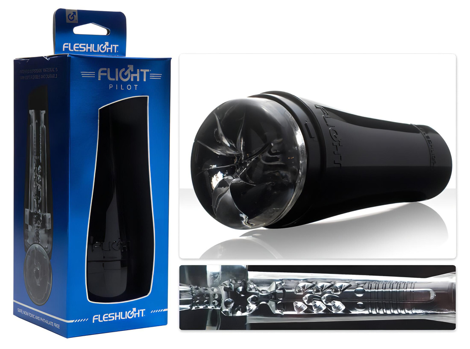 Fleshlight - masturbátor pre mužov - Flight Pilot - realistický materiál