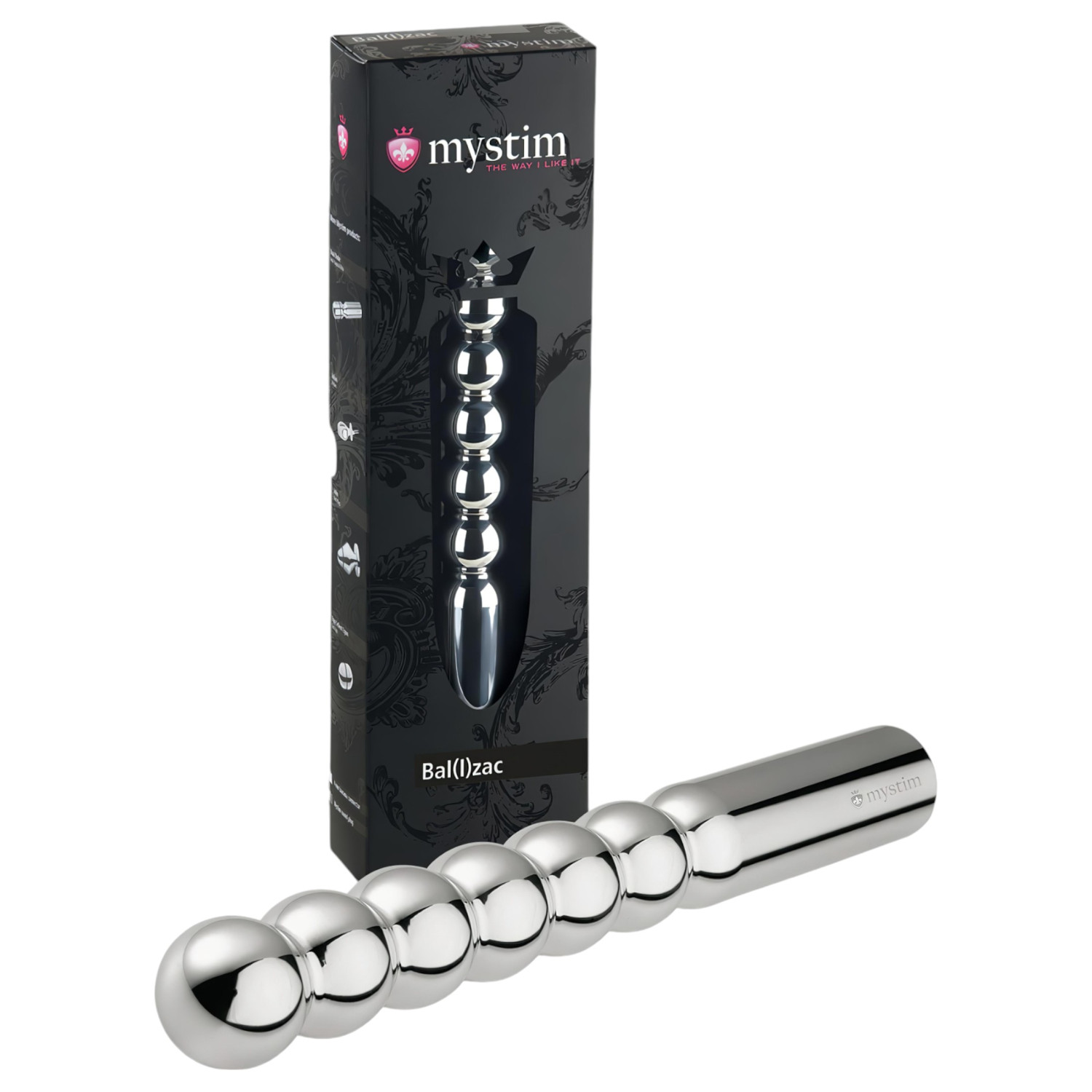 mystim Bal(l)zac - guľôčkový elektro dildom