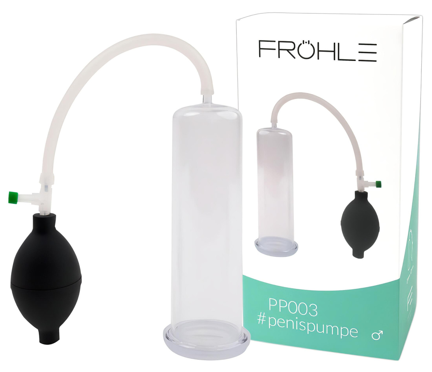 Orvosi penis pumpa - vákuová pumpa na penis - priehľadná
