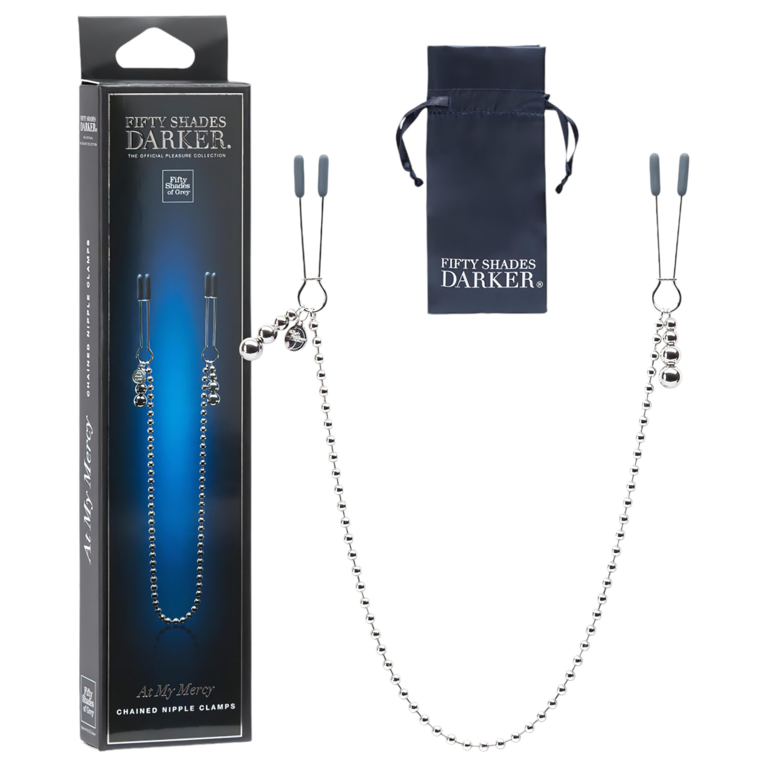 Fifty Shades Darker - bradavkové svorky s retiazkou