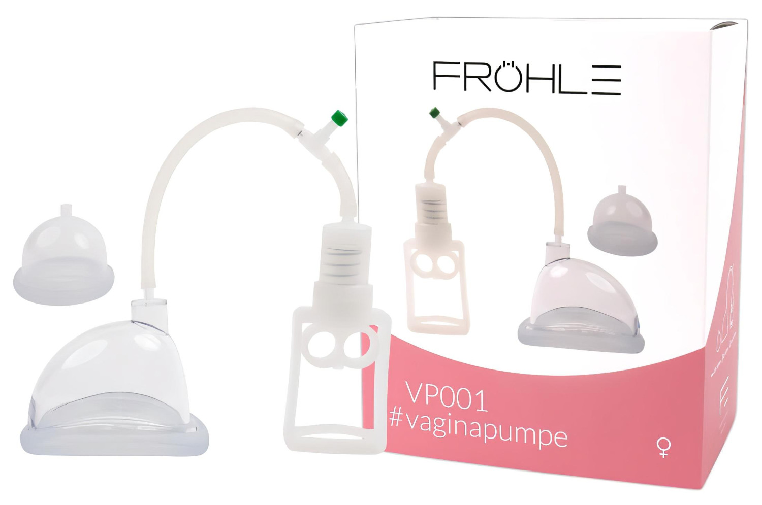 Orvosi - vákuová pumpa na vagínu - biela - súprava