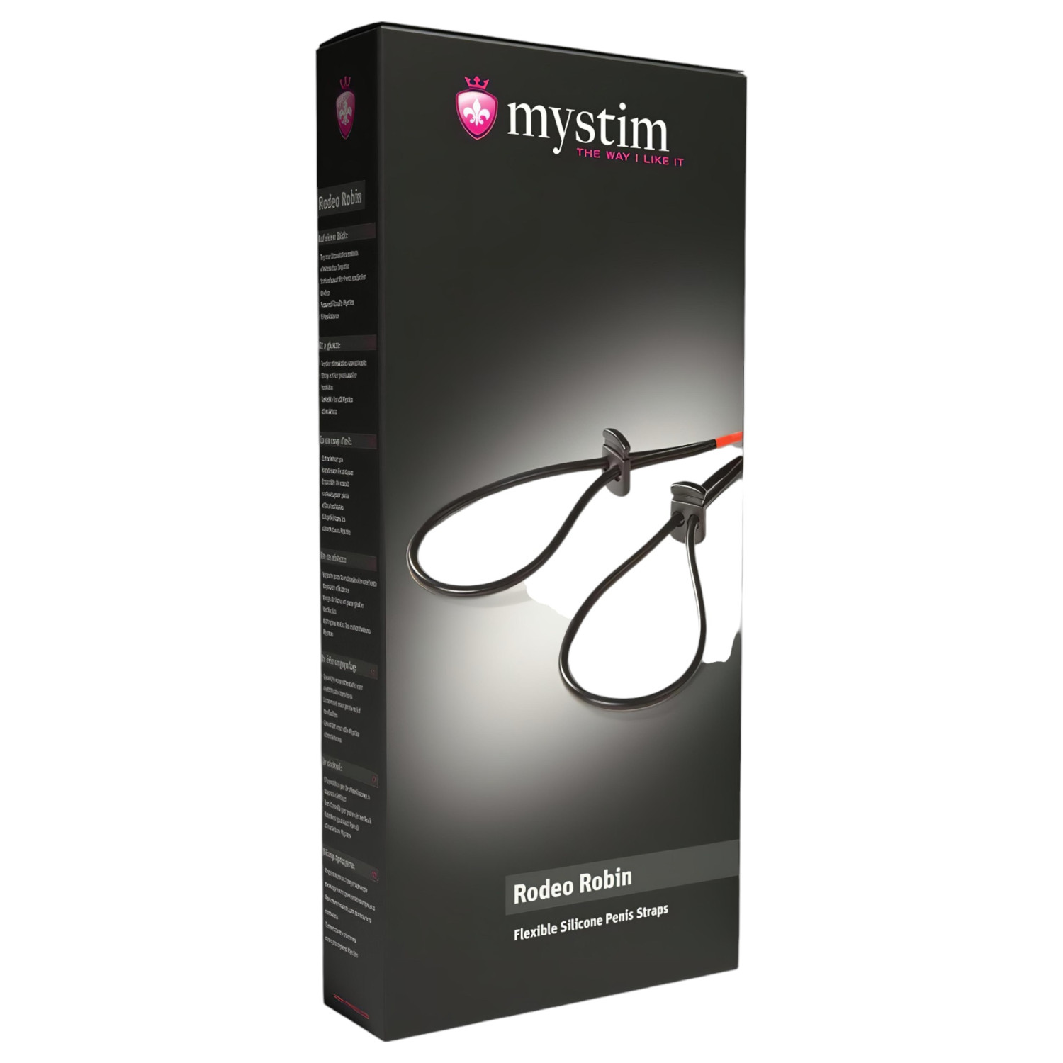 mystim Rodeo Robin - elektro krúžok na penis a semenníky