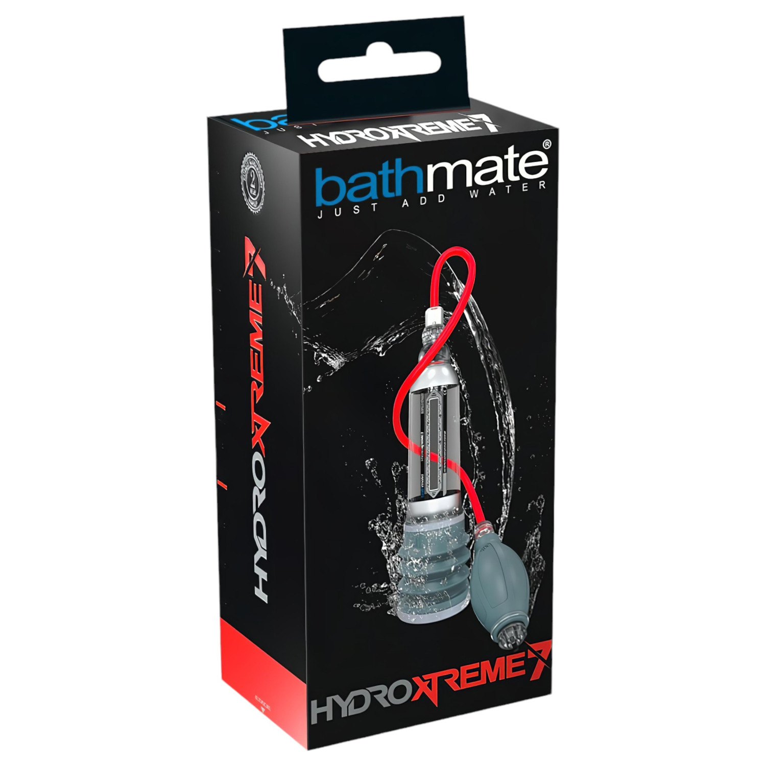 Bathmate Xtreme Hydromax 7 - sada vákuovej pumpy na penis (priehľadná)
