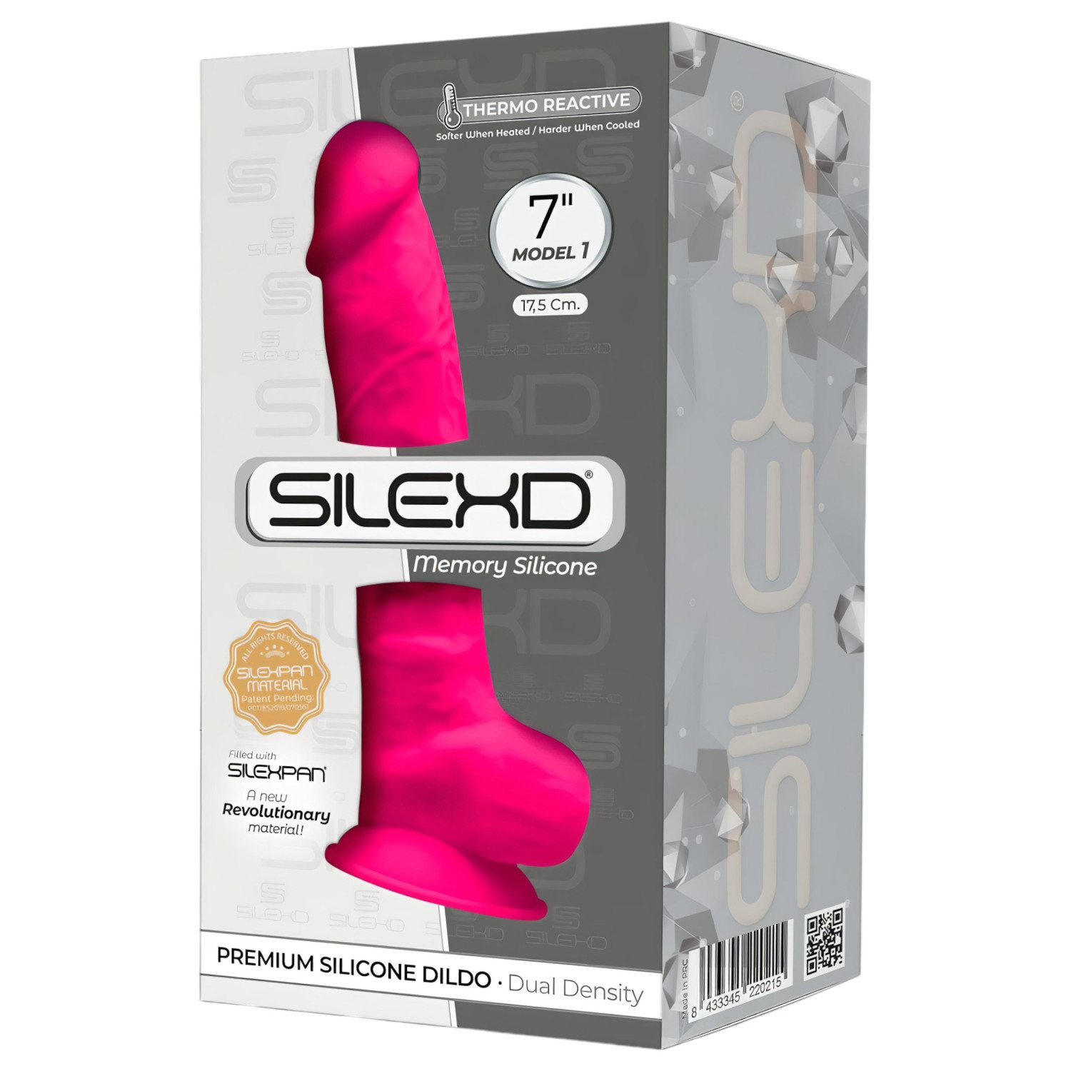 Silexd 7 - realistický dildó s prísavkou a semenníkmi - 17