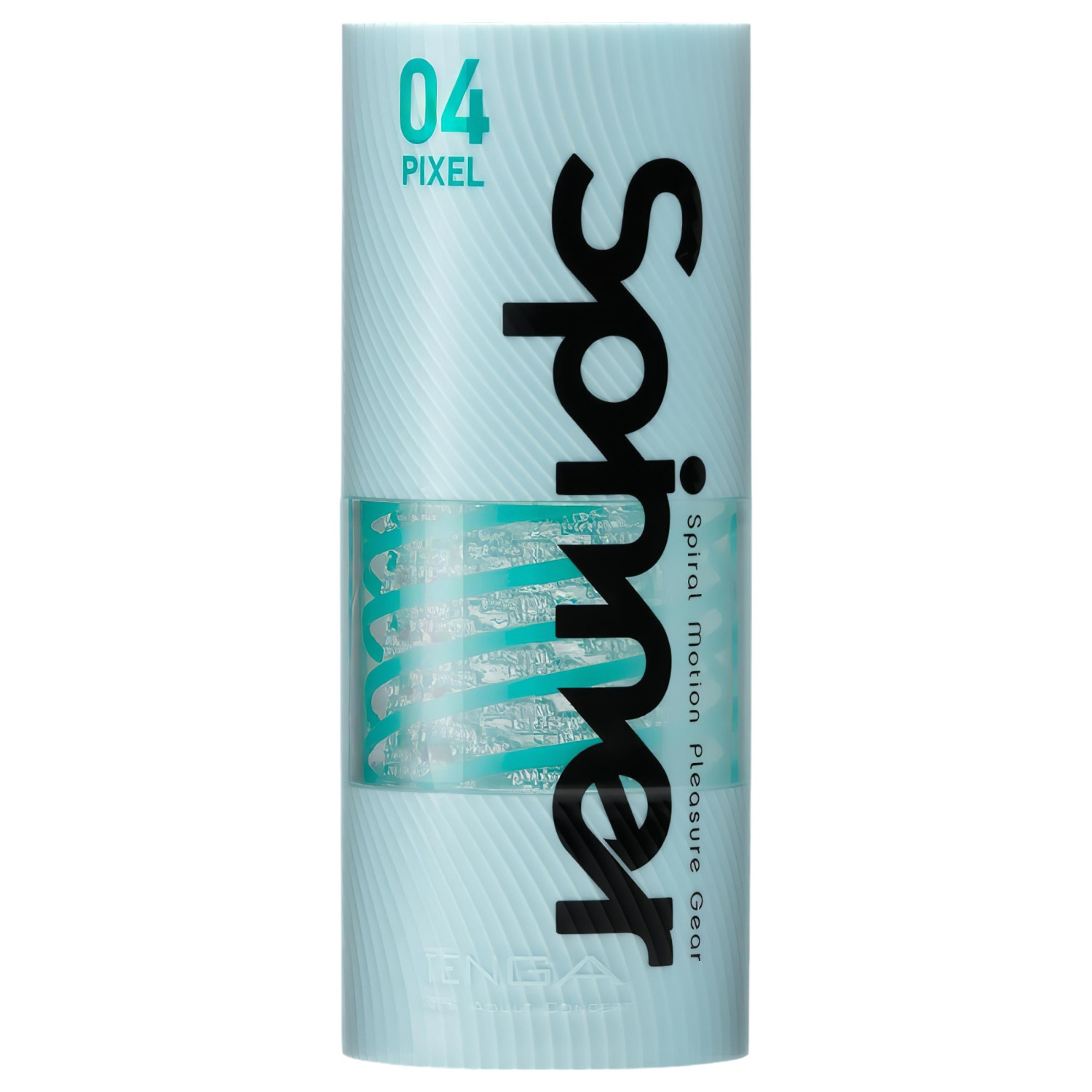TENGA Spinner Pixel - masturbátor - transparentný