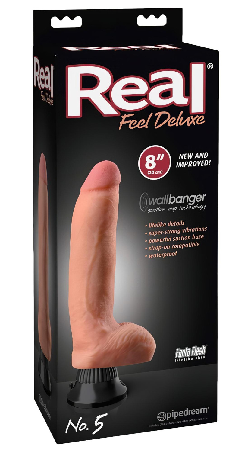 Real Feel Deluxe No.5 - s realistickými semenníkmi
