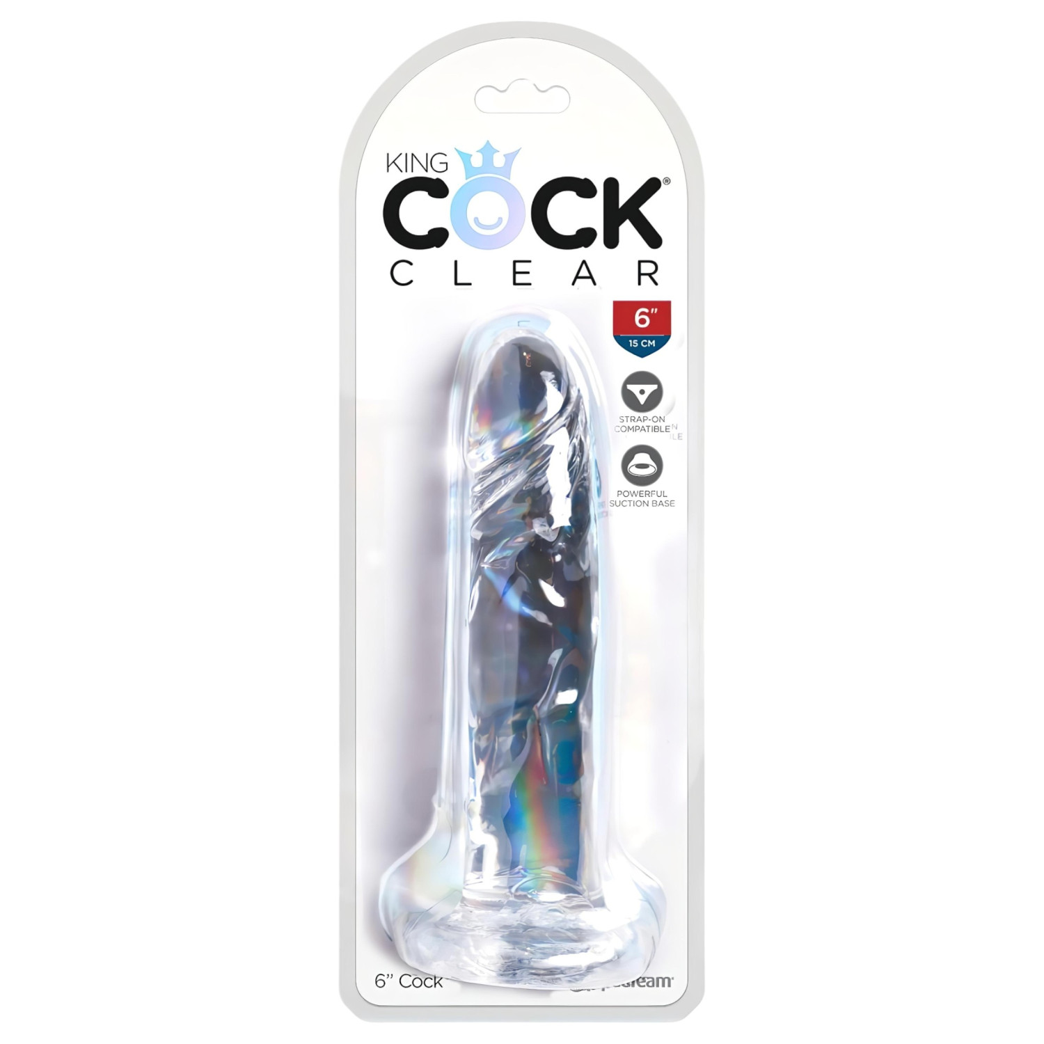King Cock Clear 6 - dildo s prísavkou (17