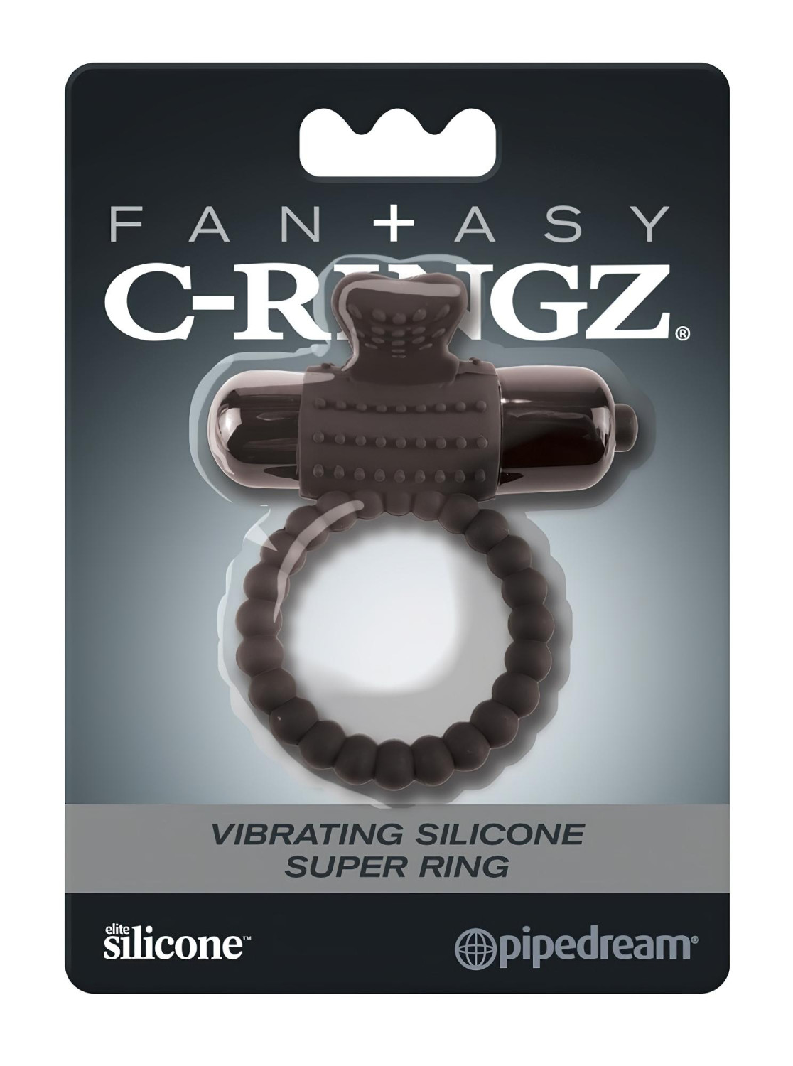 Pipedream Fantasy C-Ringz - vibračný erekčný krúžok - čierny