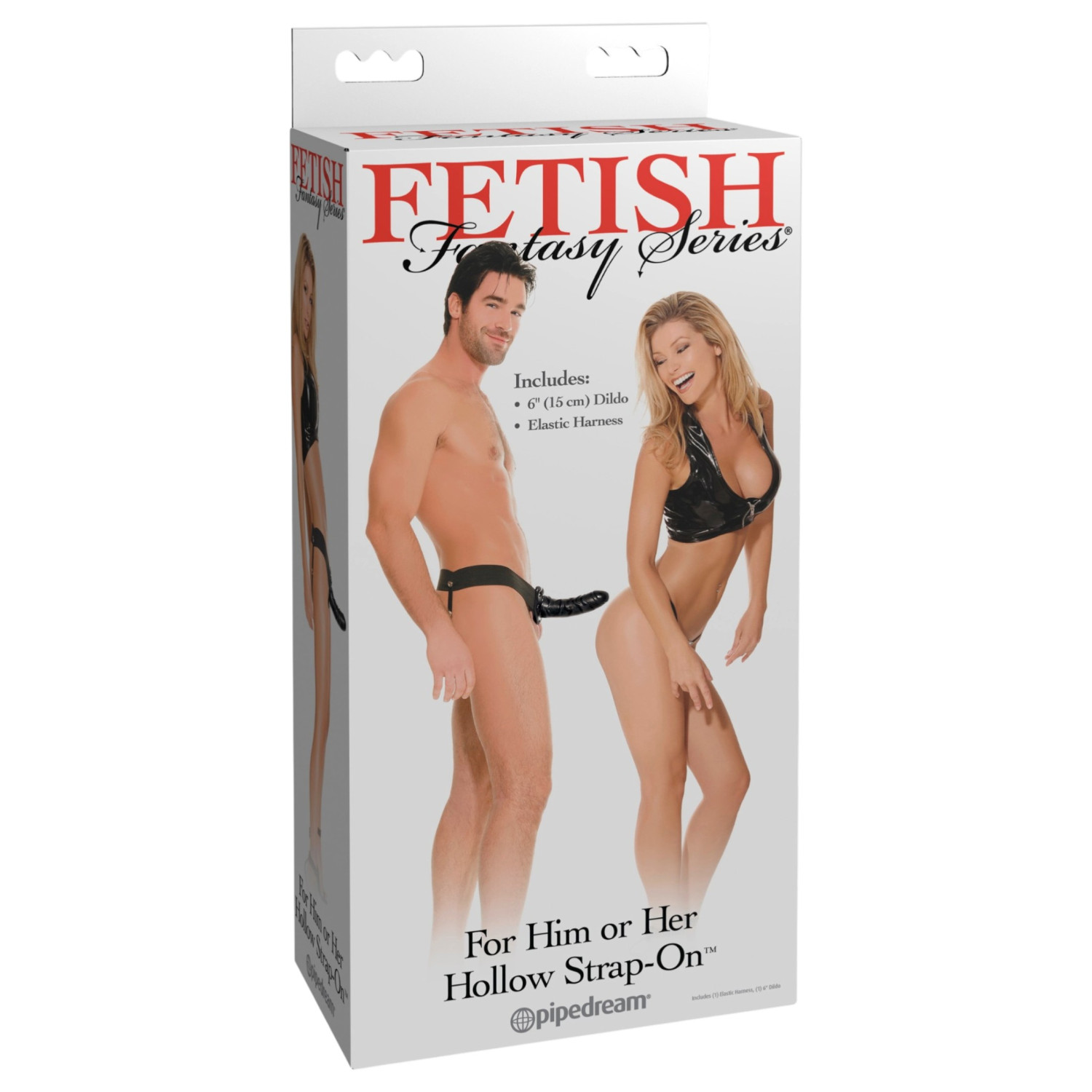Fetish Fantasy - dutý pripínací penis - čierny
