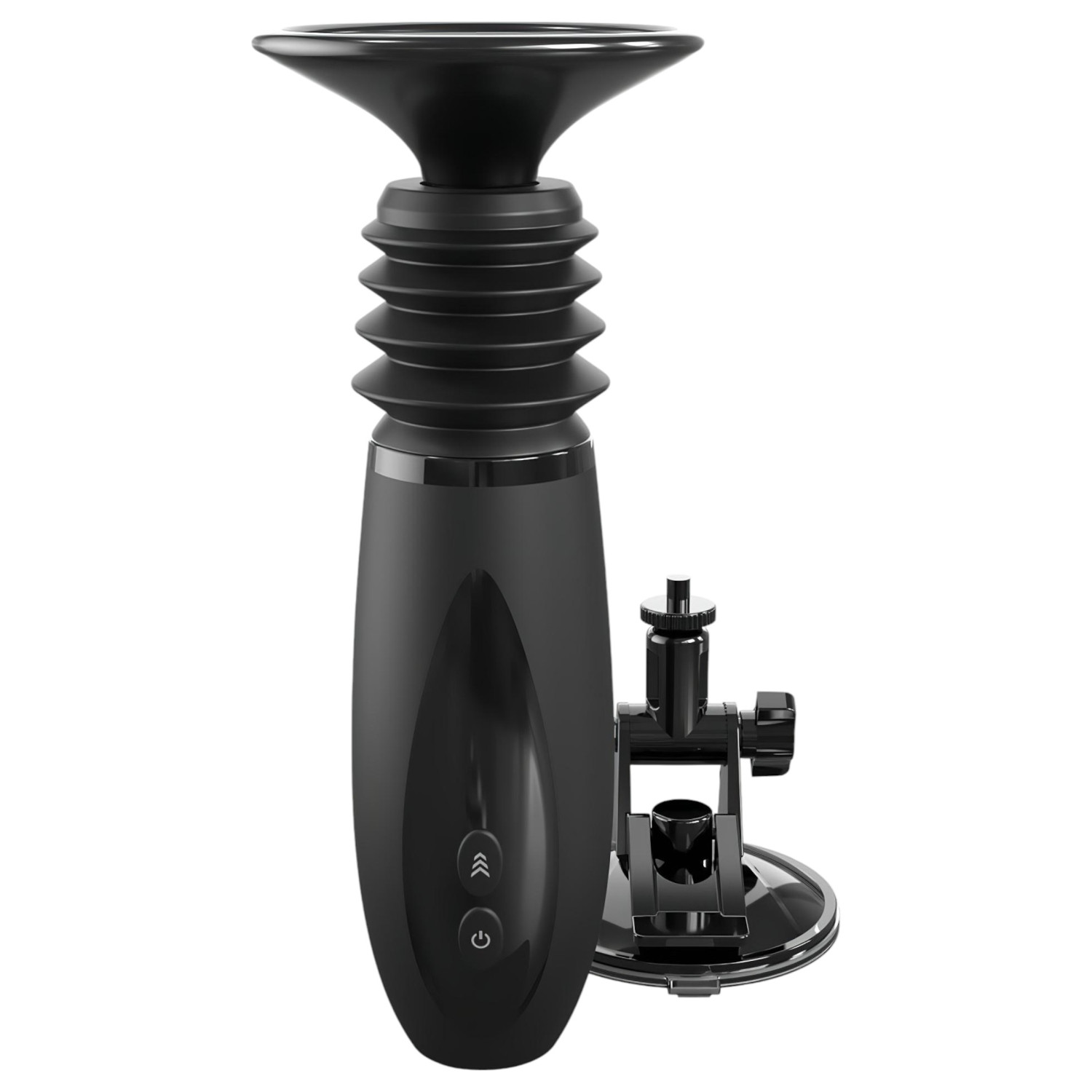 Fetish Fantasy - dildo adaptér s prísavkou - čierny