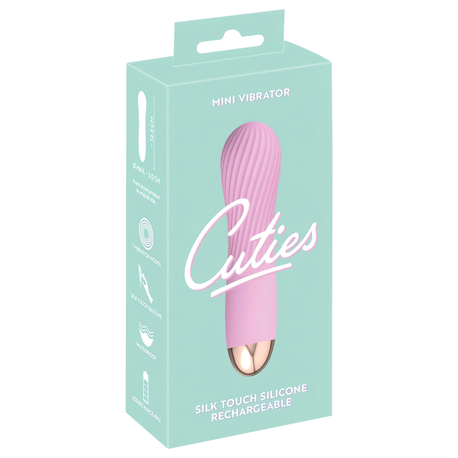 Cuties Mini - vibrátor pre ženy - vodotesný