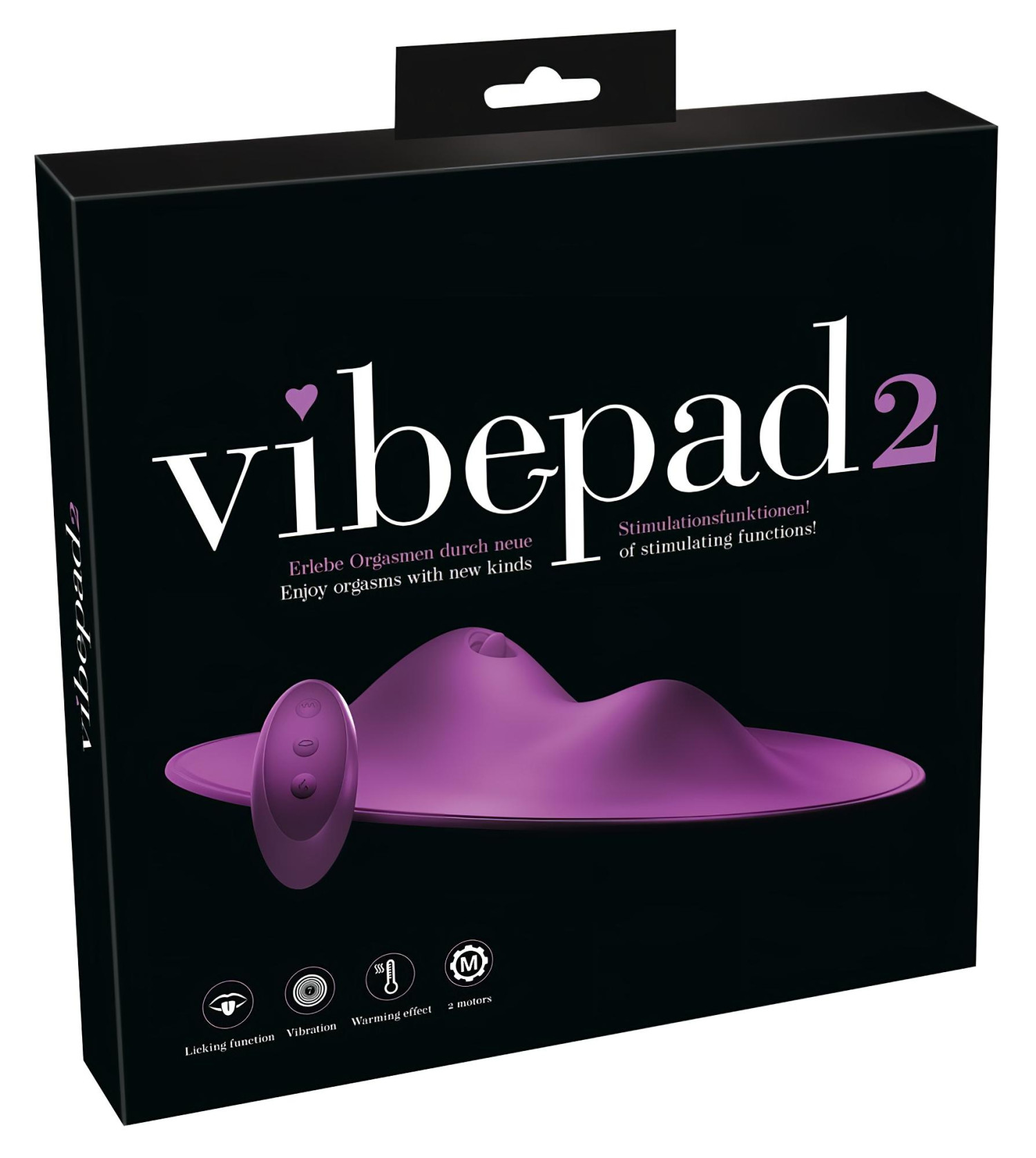 VibePad 2 - vibračný vankúš pre lízanie (fialový)