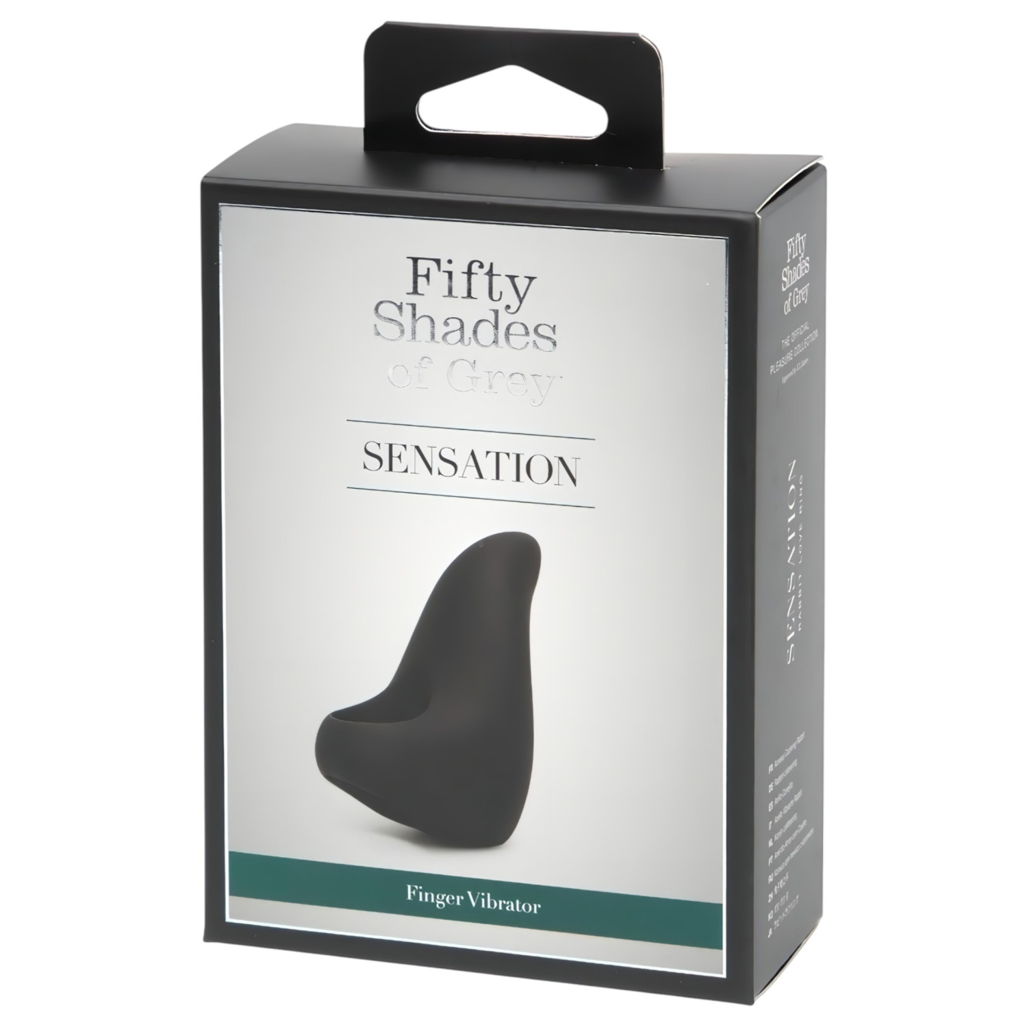 Fifty Shades of Grey - vibračný prstový stimulátor - čierny