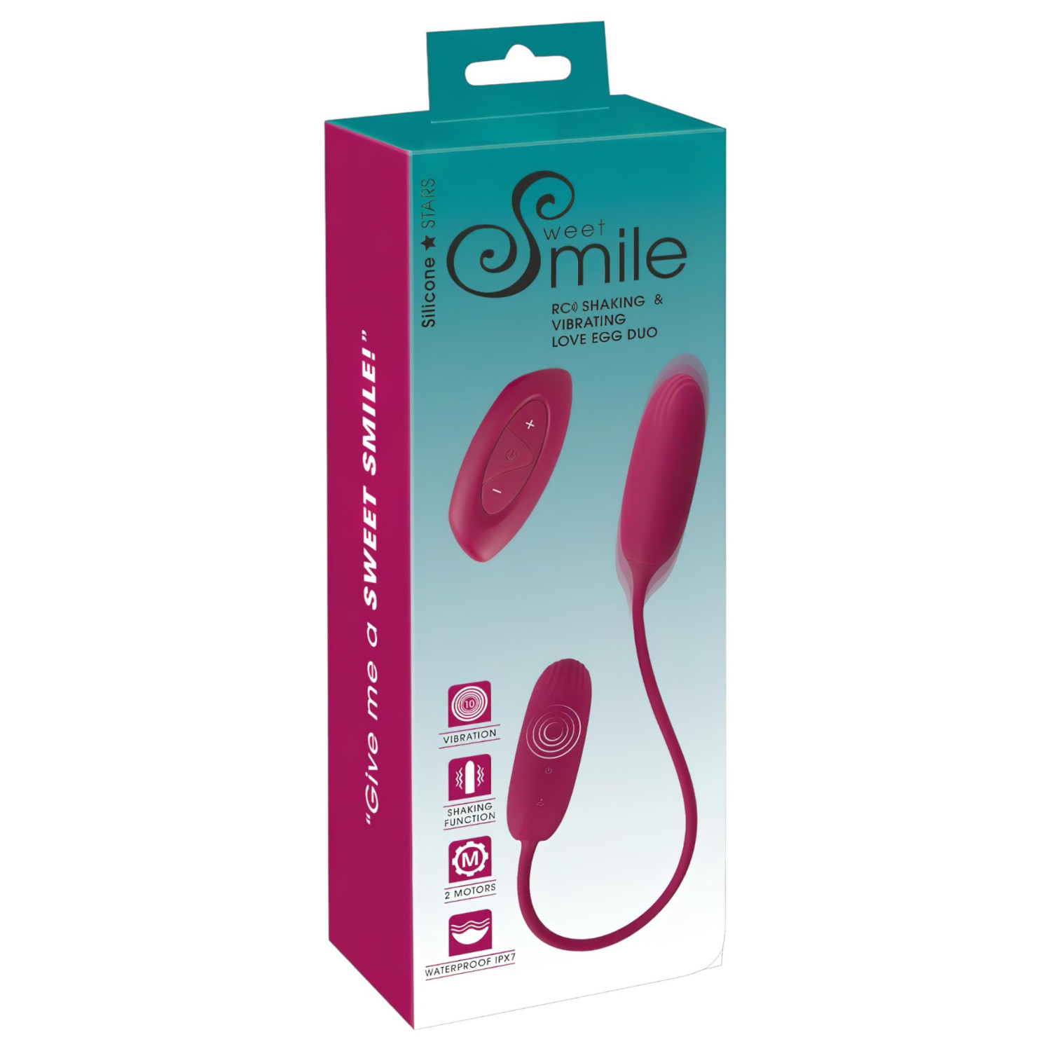 Smile - vibračné vajíčko duo - stimulátor anál a vagína