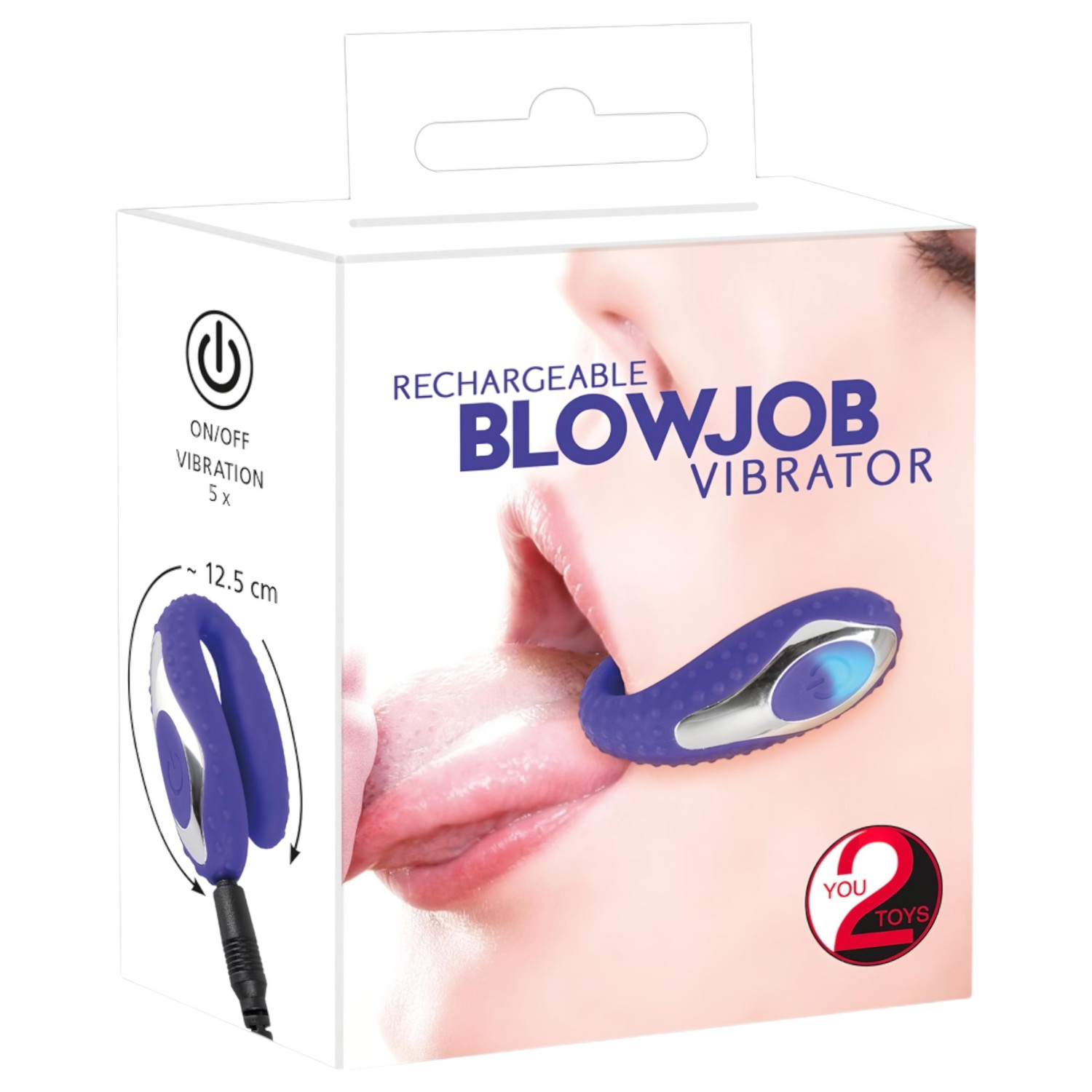 You2Toys - vibrátor na orálny sex - nabíjací