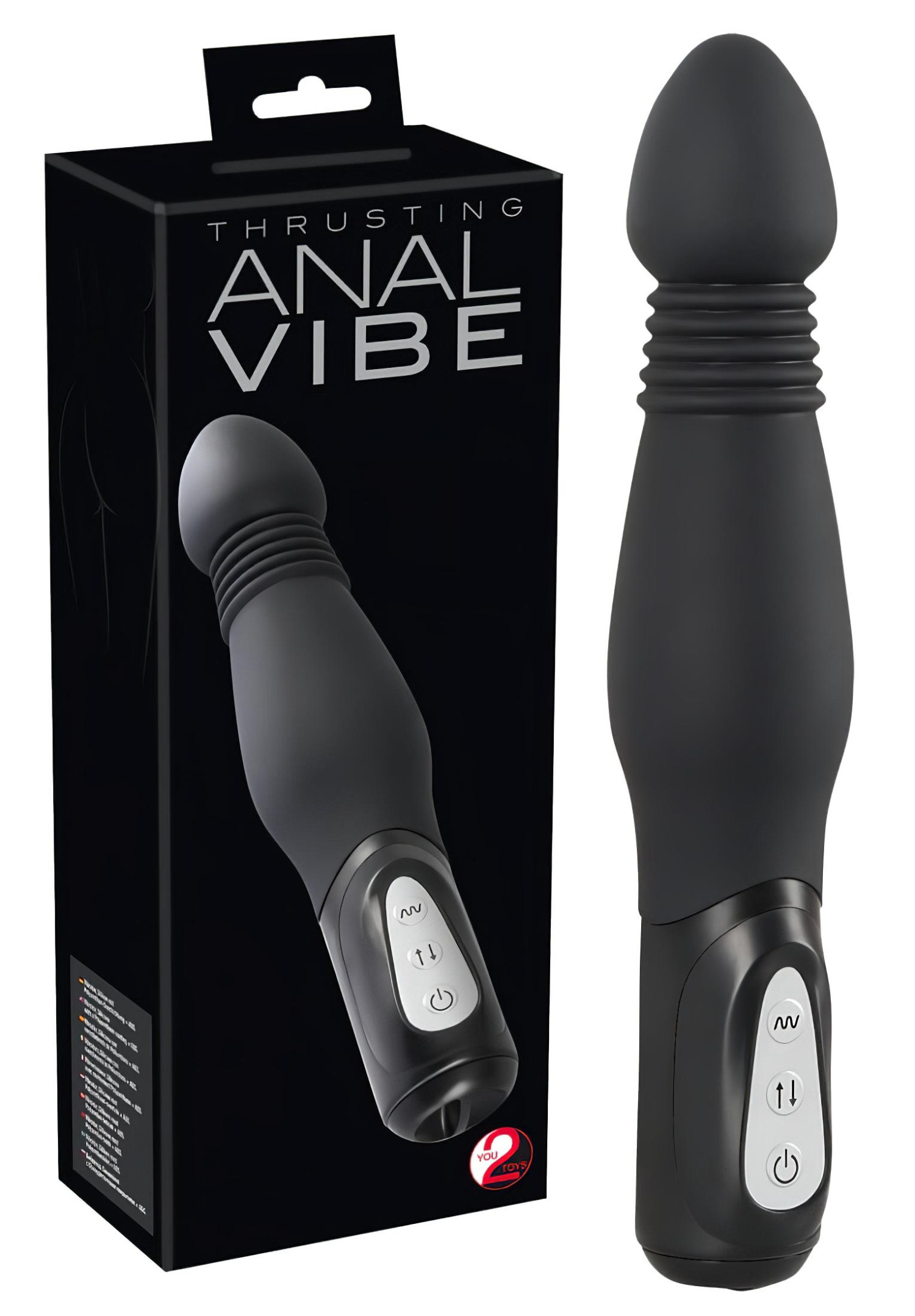 You2Toys - Anal Vibe - čierny