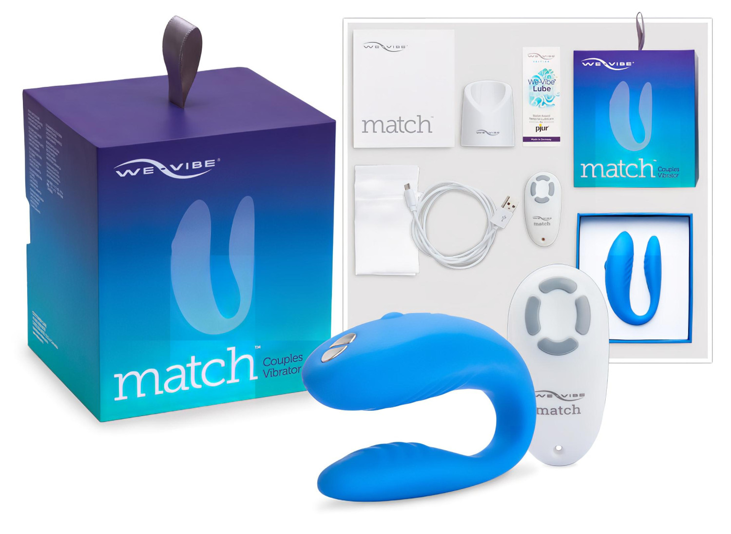 We-Vibe Match - párový vibrátor - vodotesný