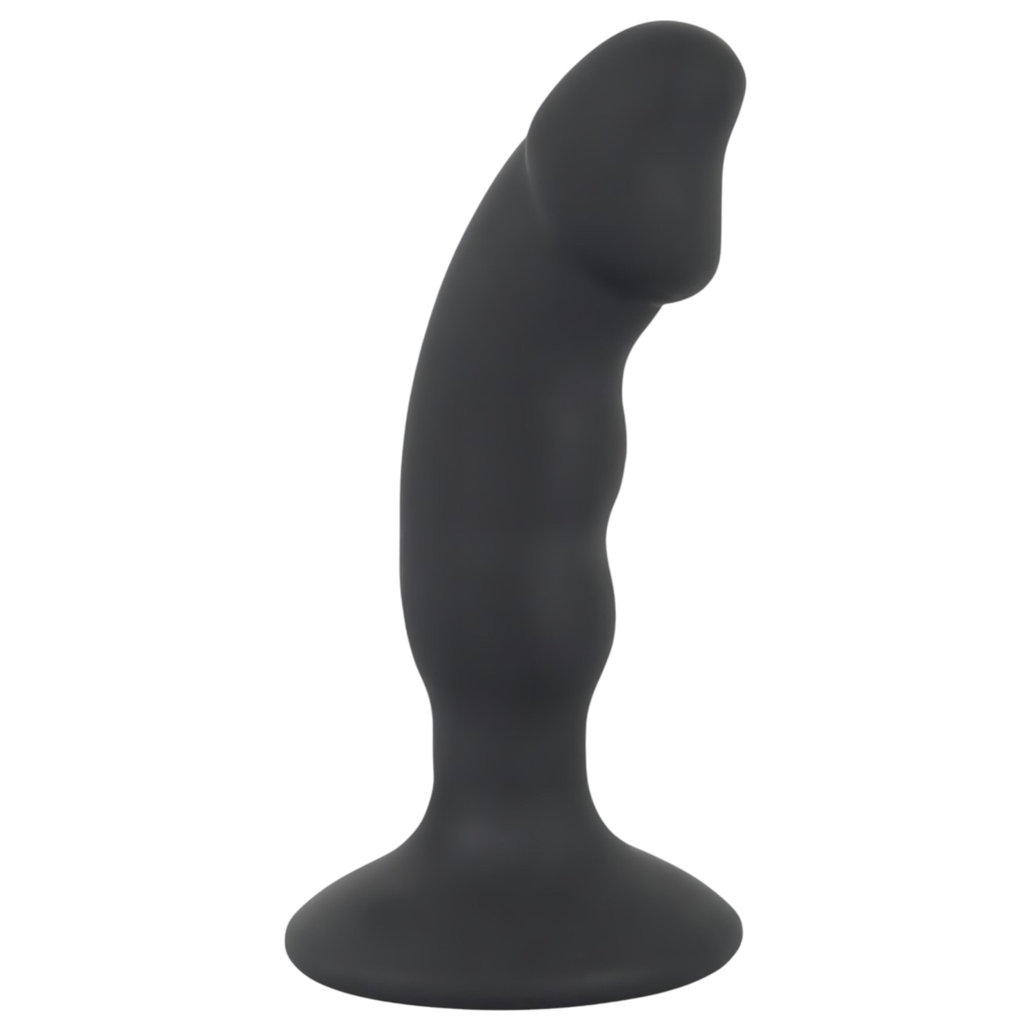 Black Velvet - nabíjací anál vibrátor s penisu (čierny)