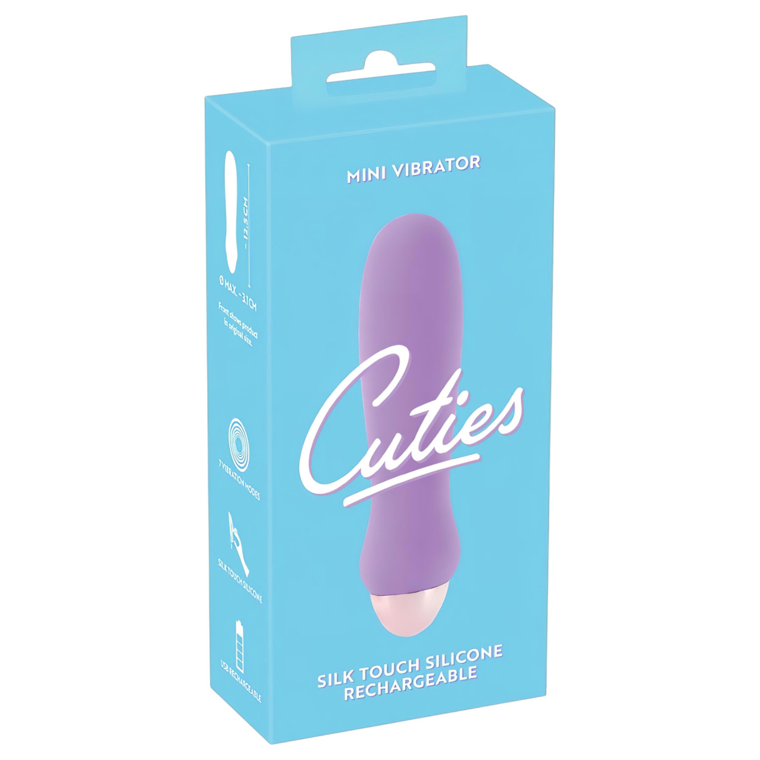 Cuties - mini vibrátor - nabíjateľný