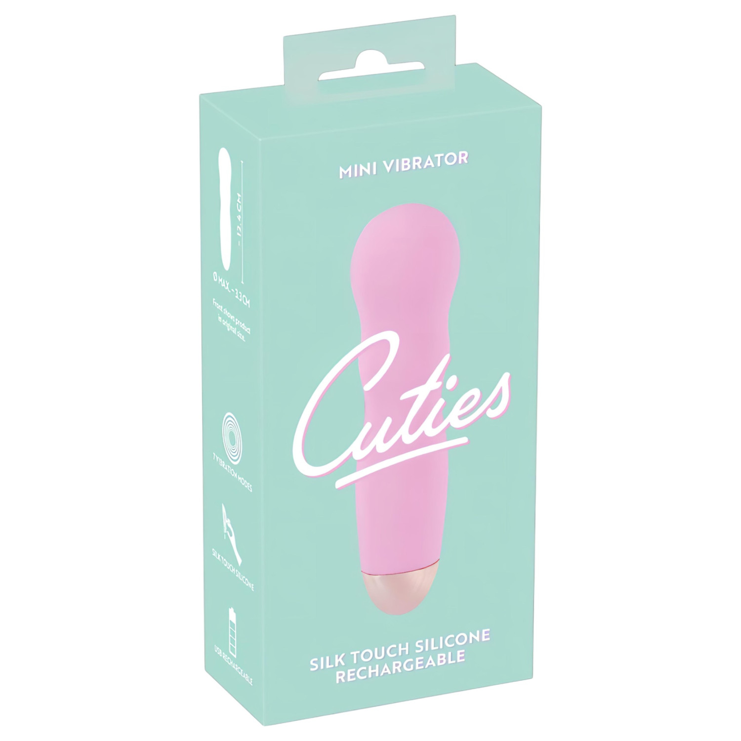 Cuties Mini Rose - vibrátor na klitoris - akumulátorový - ružový