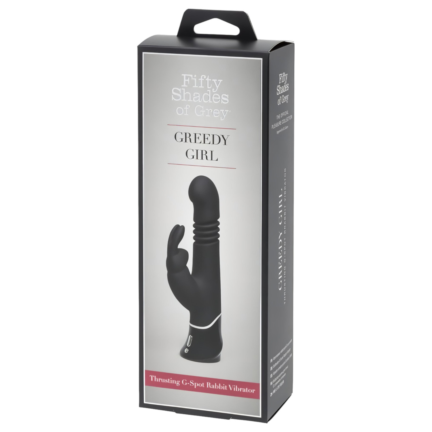 Fifty Shades of Grey - vibračný dildo s pohybom - čierny