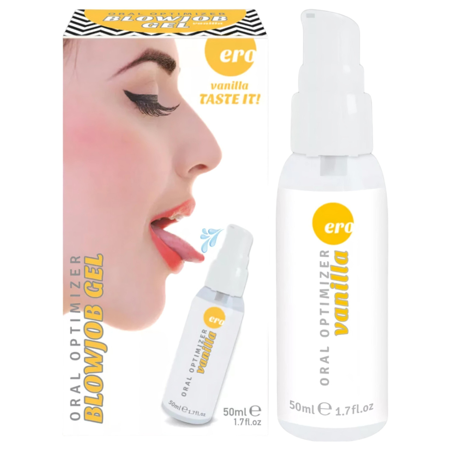 Blowjob Gel - orálny lubrikačný gél - vanilka - 50 ml