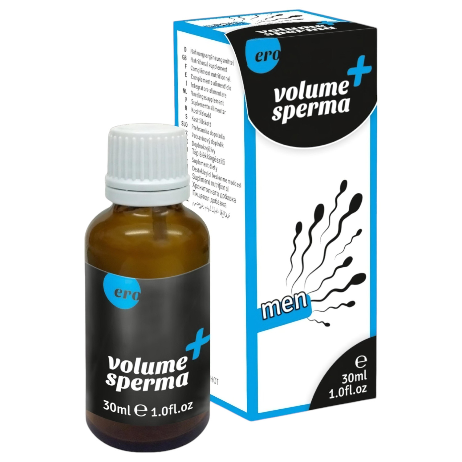 HOT - sperma kvapky na zvýšenie objemu - 30 ml
