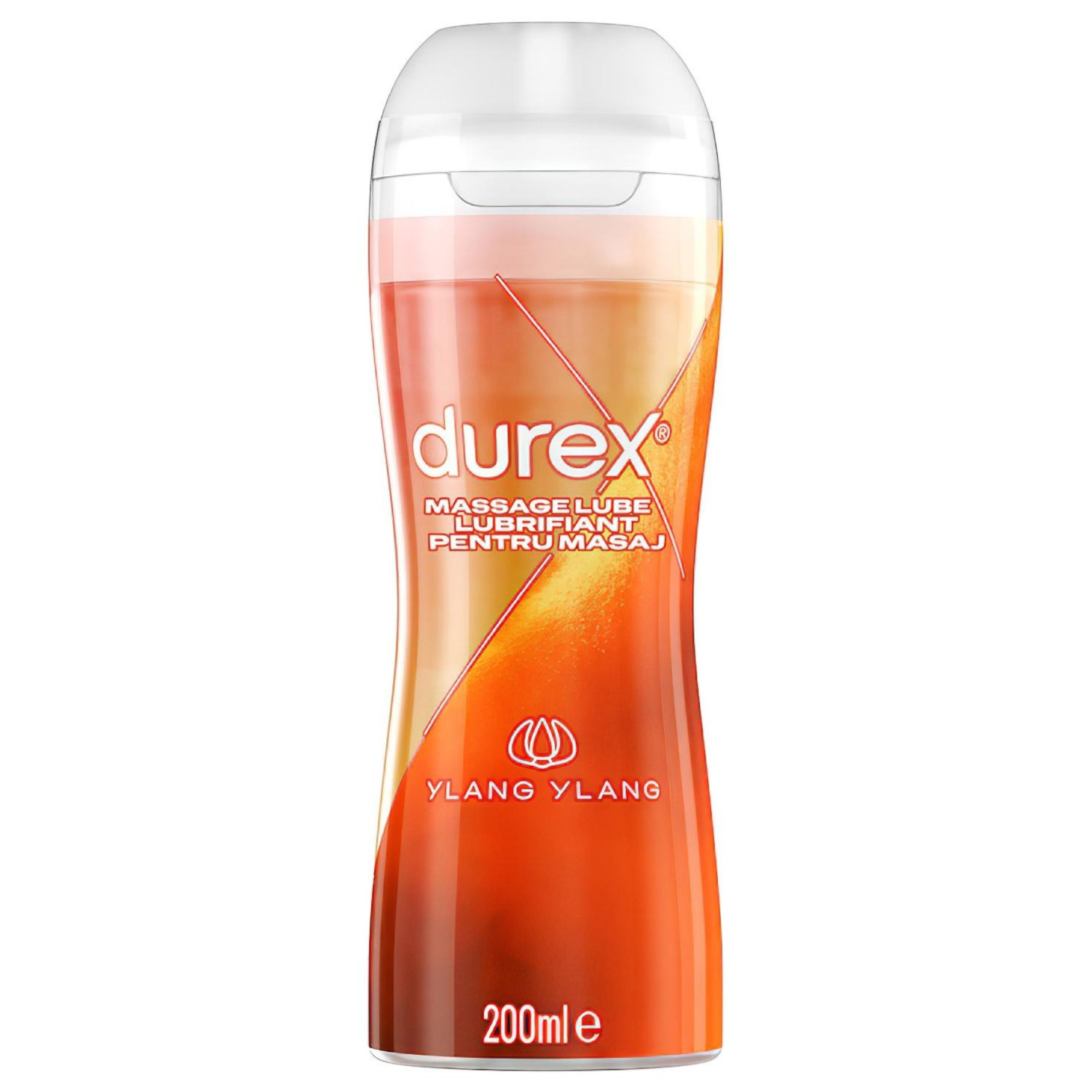 Durex - masážny gél a lubrikant 2v1 - ylang ylang - 200 ml