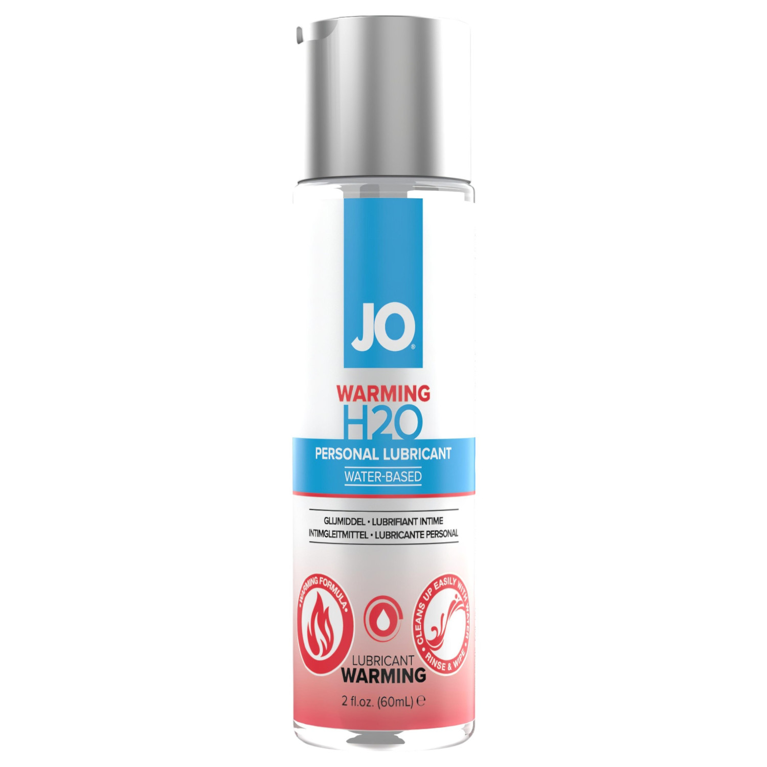 H2O - lubrikant na vodnej báze - hrejivý efekt - 60ml