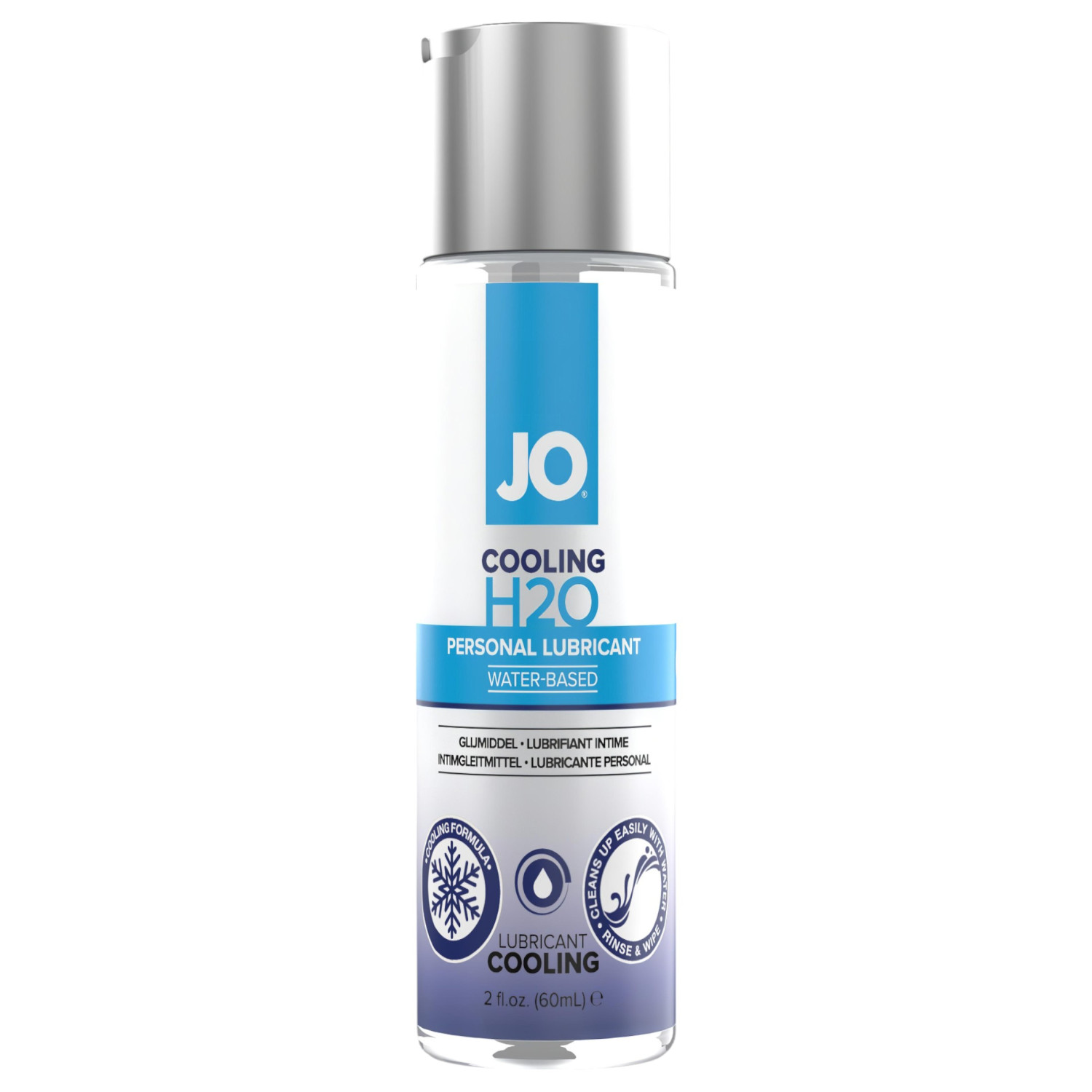 H2O - lubrikant na vodnej báze - chladivý efekt - 60 ml