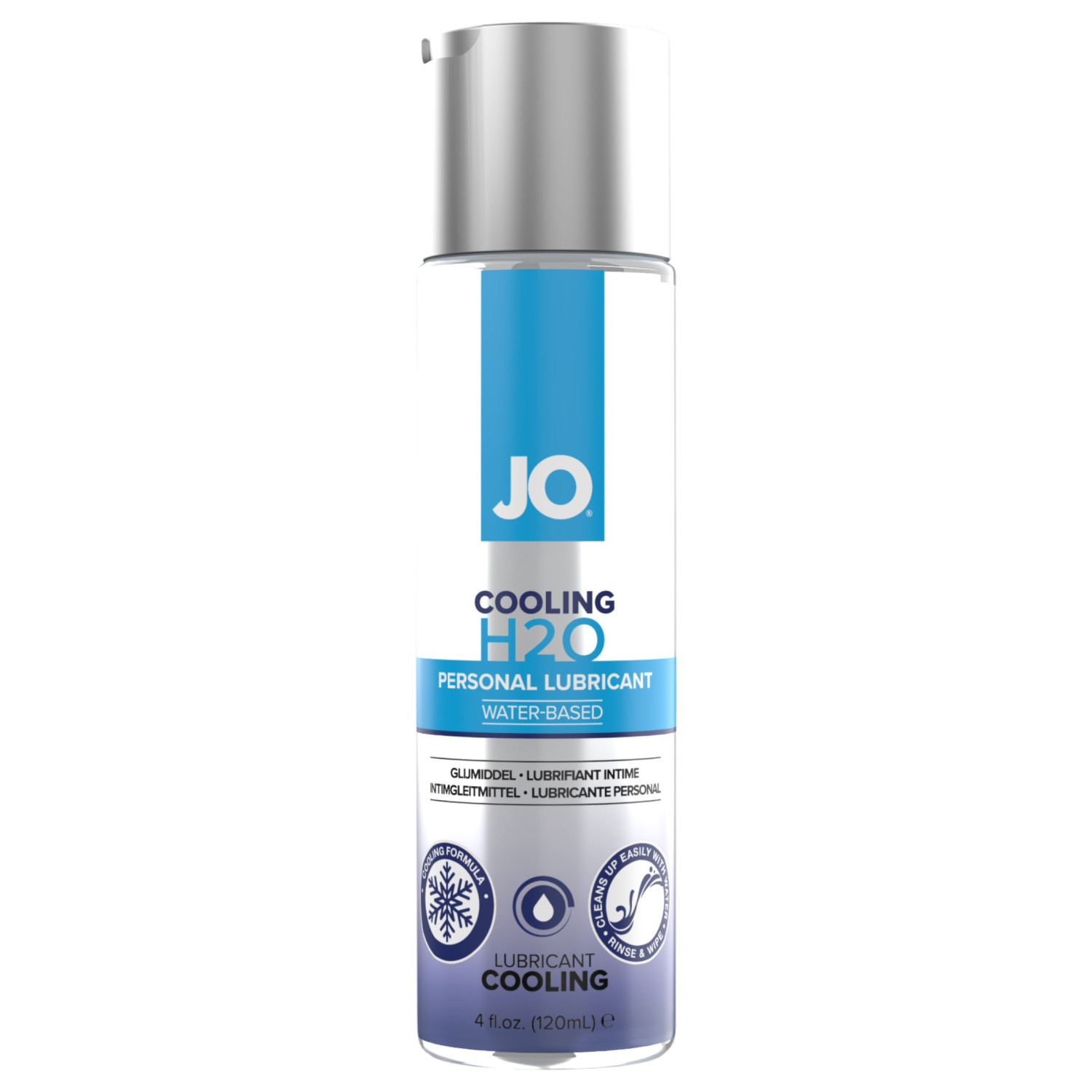 H2O - lubrikant na vodnej báze - chladivý efekt - 120 ml