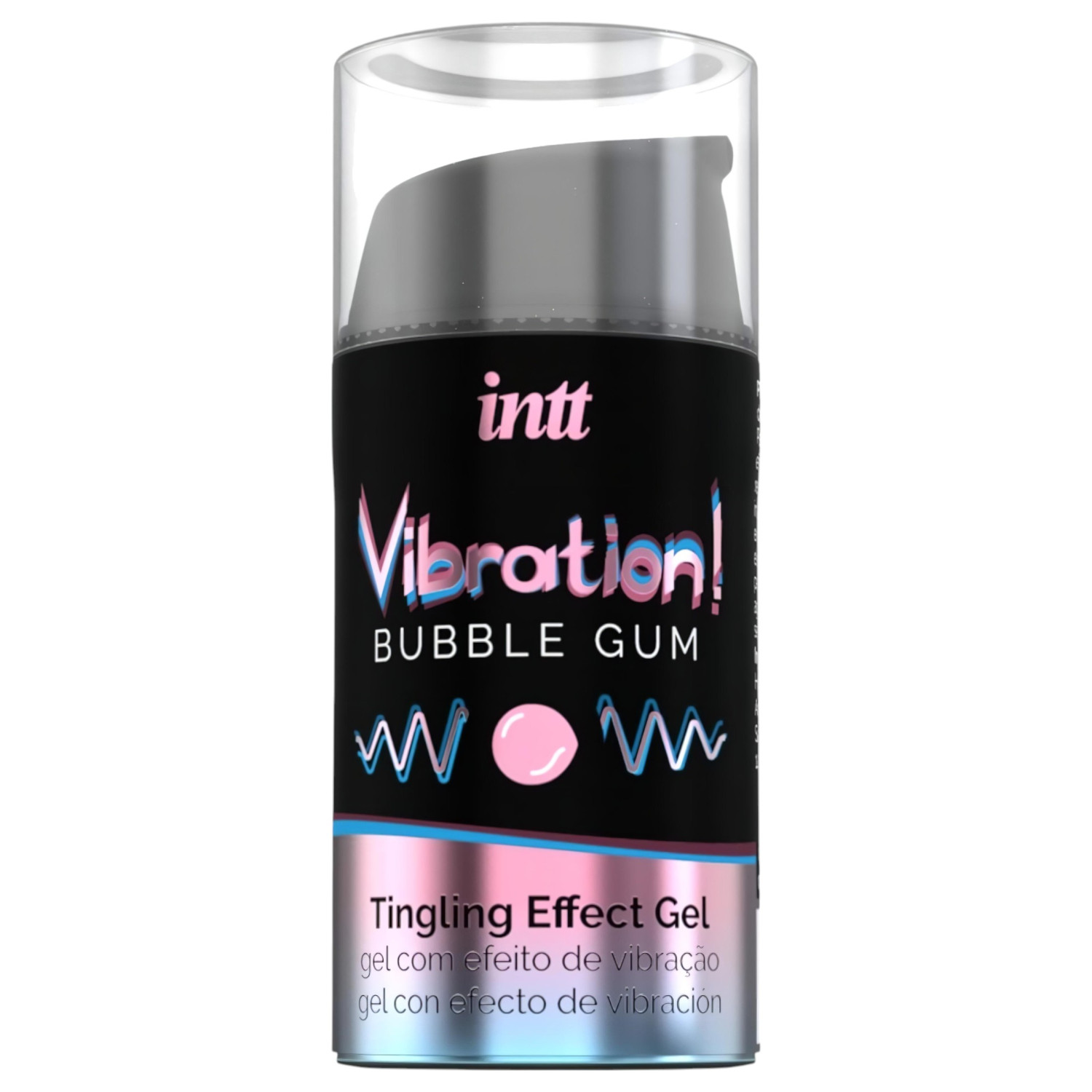 Intt Vibration! - tekutý vibrátor - žuvačková príchuť - 15ml