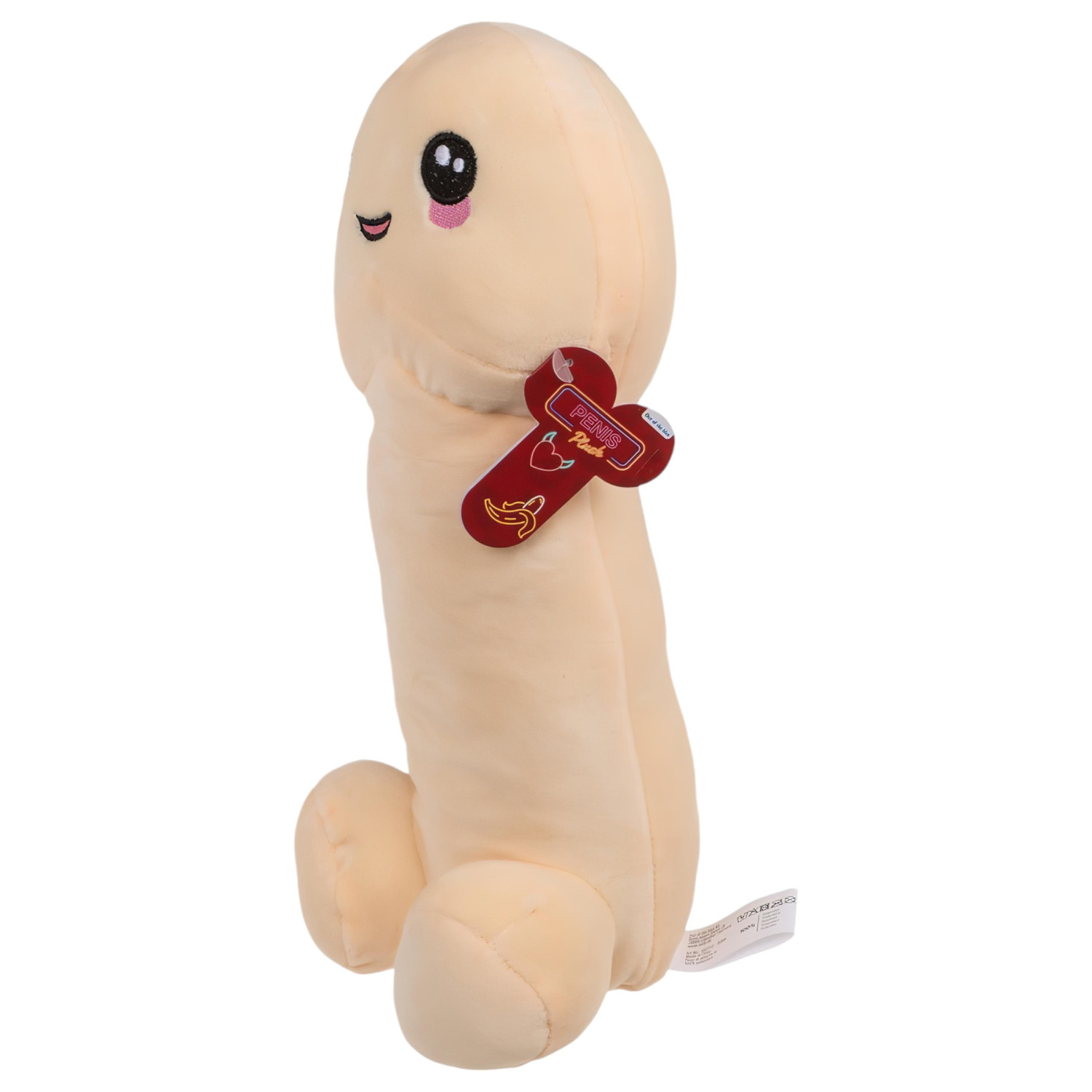 Plyšový penis - 30 cm - telová farba