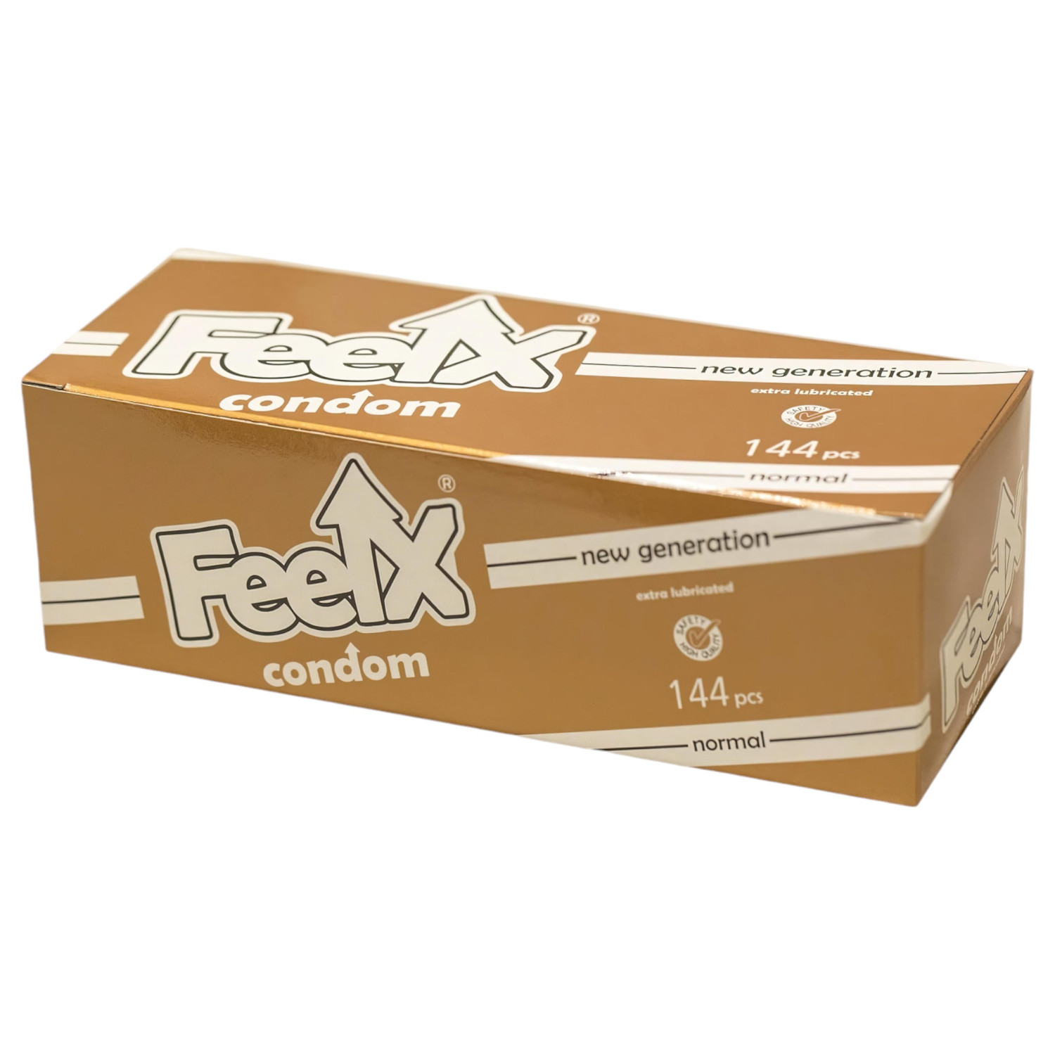 FeelX - kondómy - normálne - 144 ks