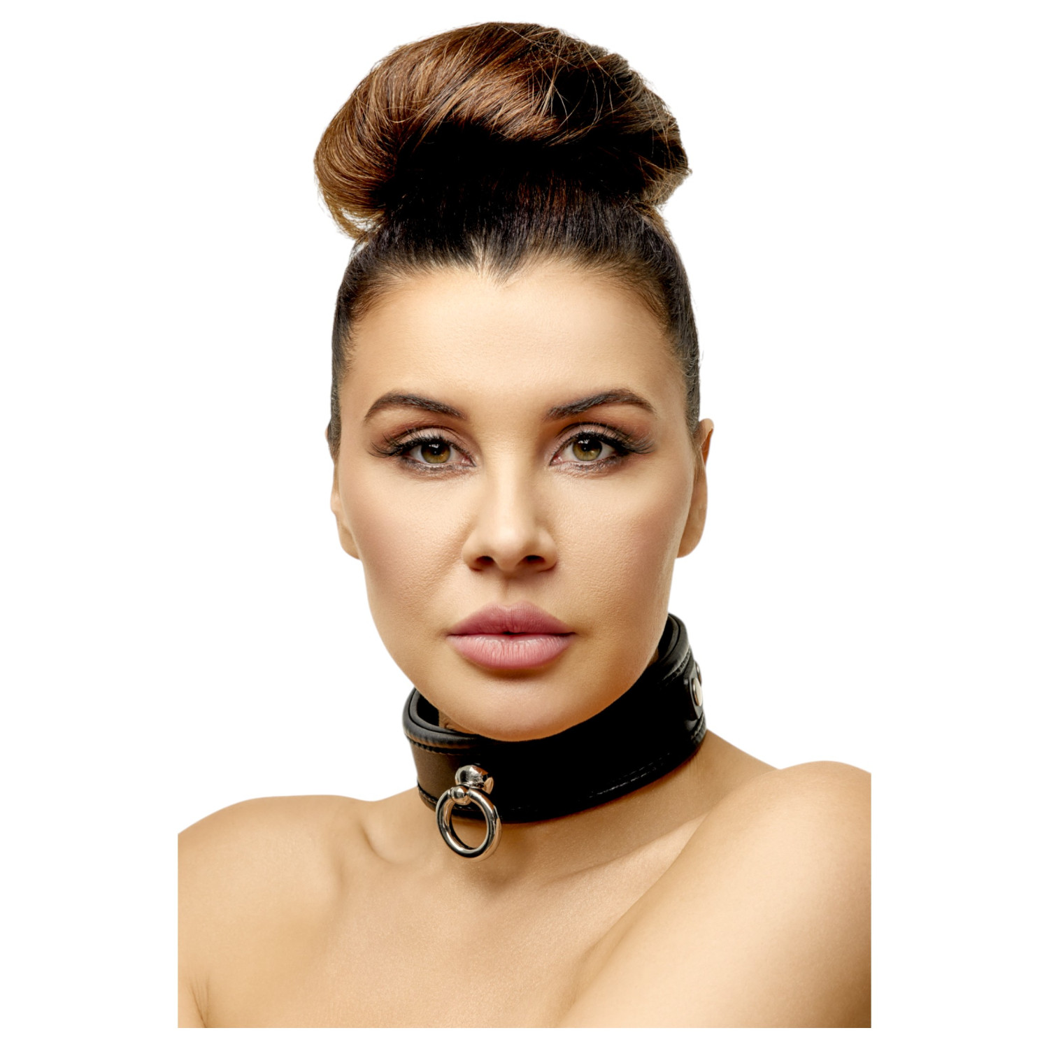 ZADO - kožený obojok (čierny)