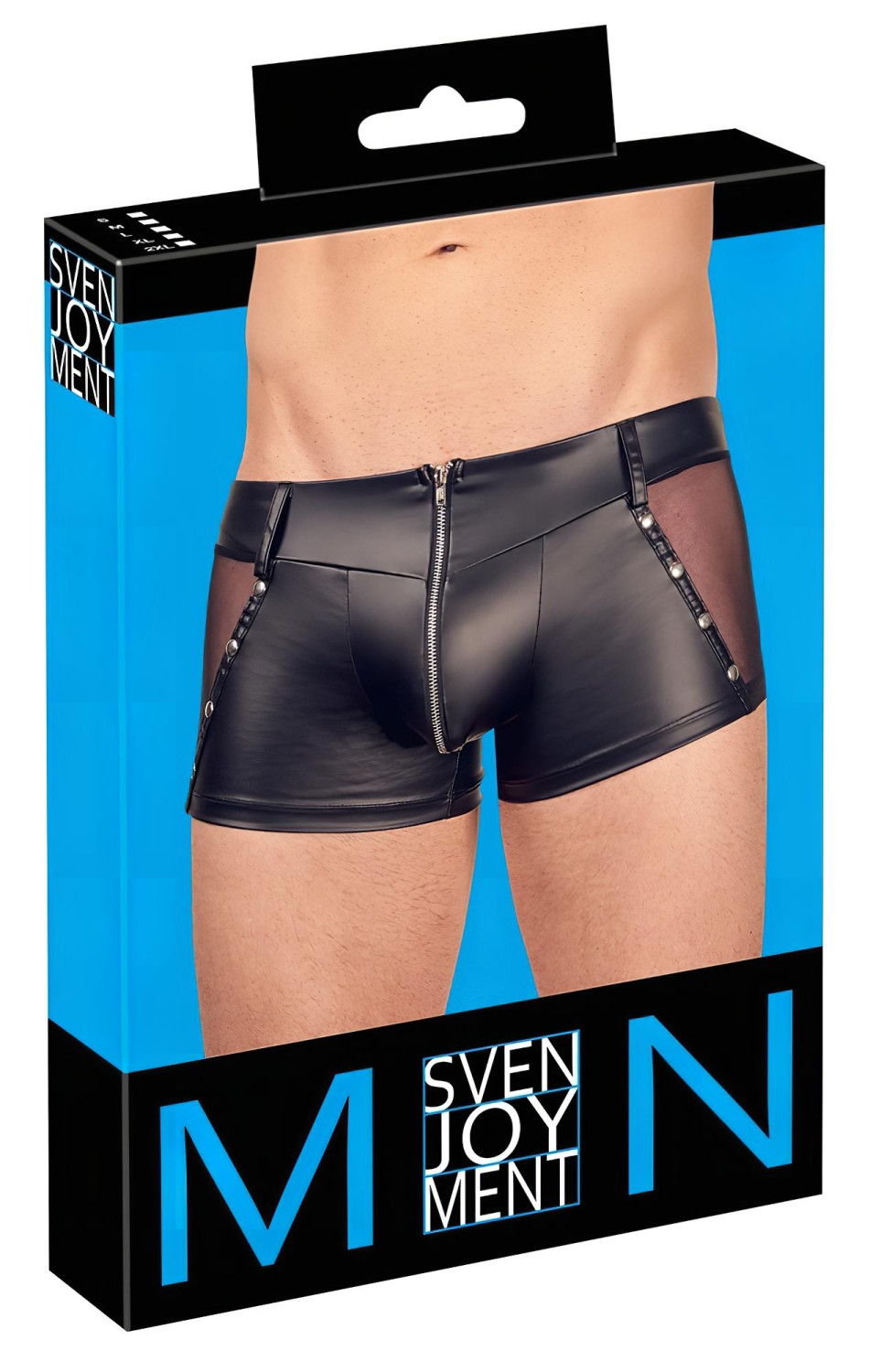 Svenjoyment - pánske boxerky - lesklé - čierne - L