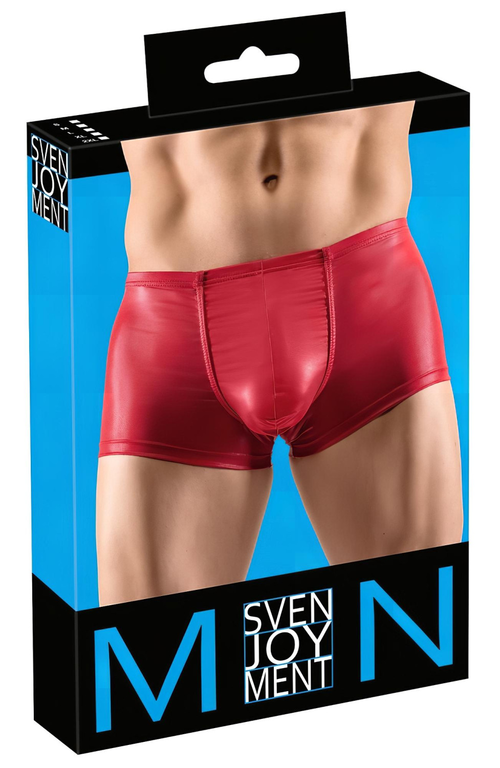 Svenjoyment - pánske boxerky push-up - lesklé - červené