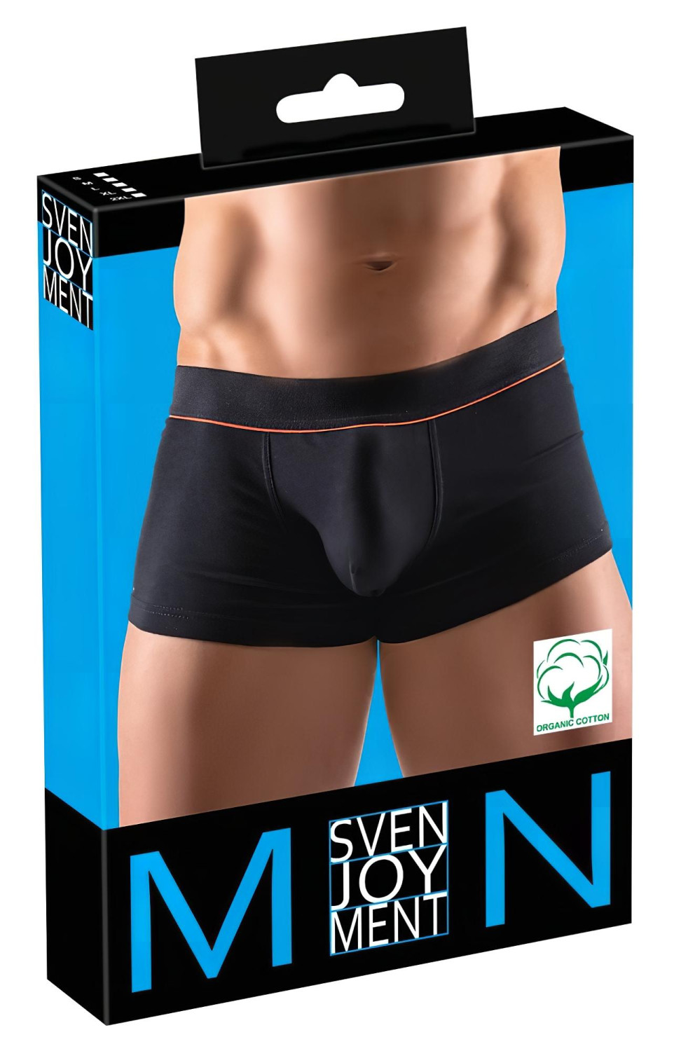 Svenjoyment - pohodlné eko-bavlnené boxerky (čierne) - M
