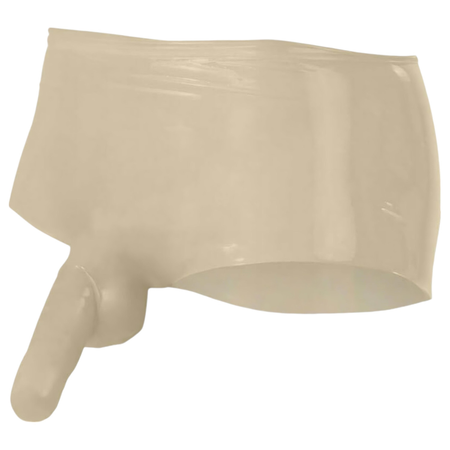 LATEX - boxer s penisovým obalom (naturálny)