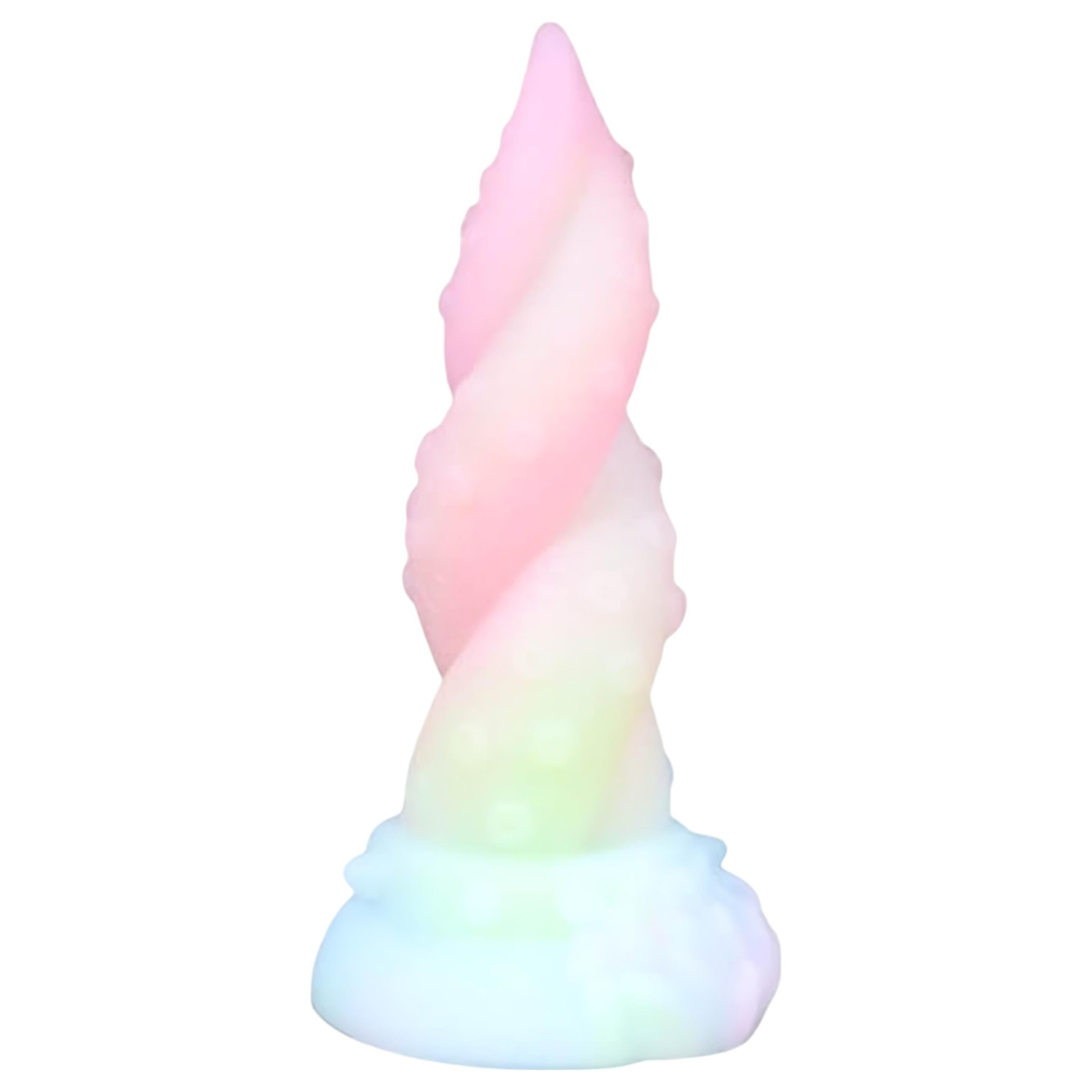 OgazR Kraken - dildo s točeným chápadlom - 18 cm - dúhové