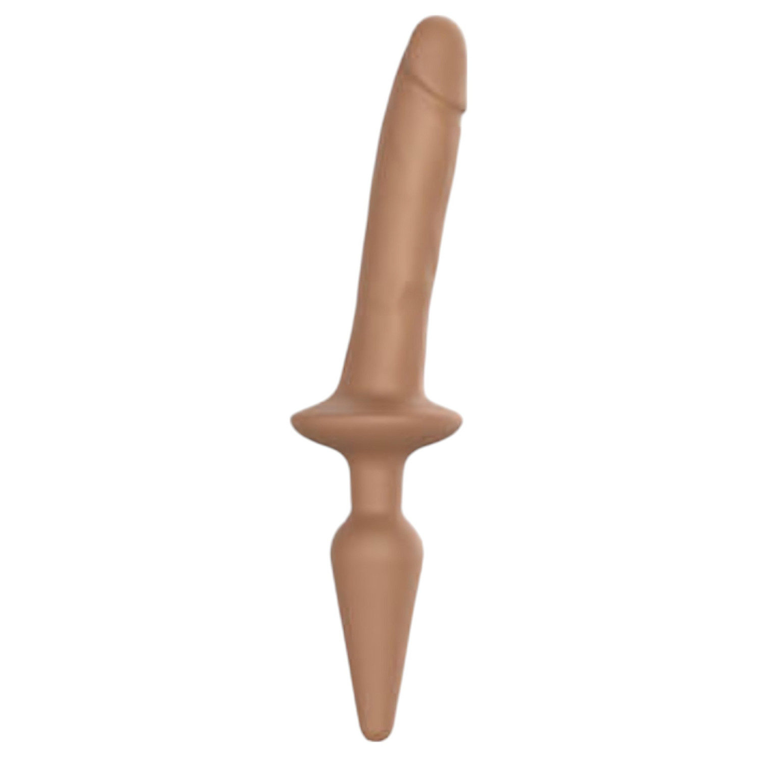 Strap-on-me Switch Realistický S - 2v1 silikónový dildo (prírodný)
