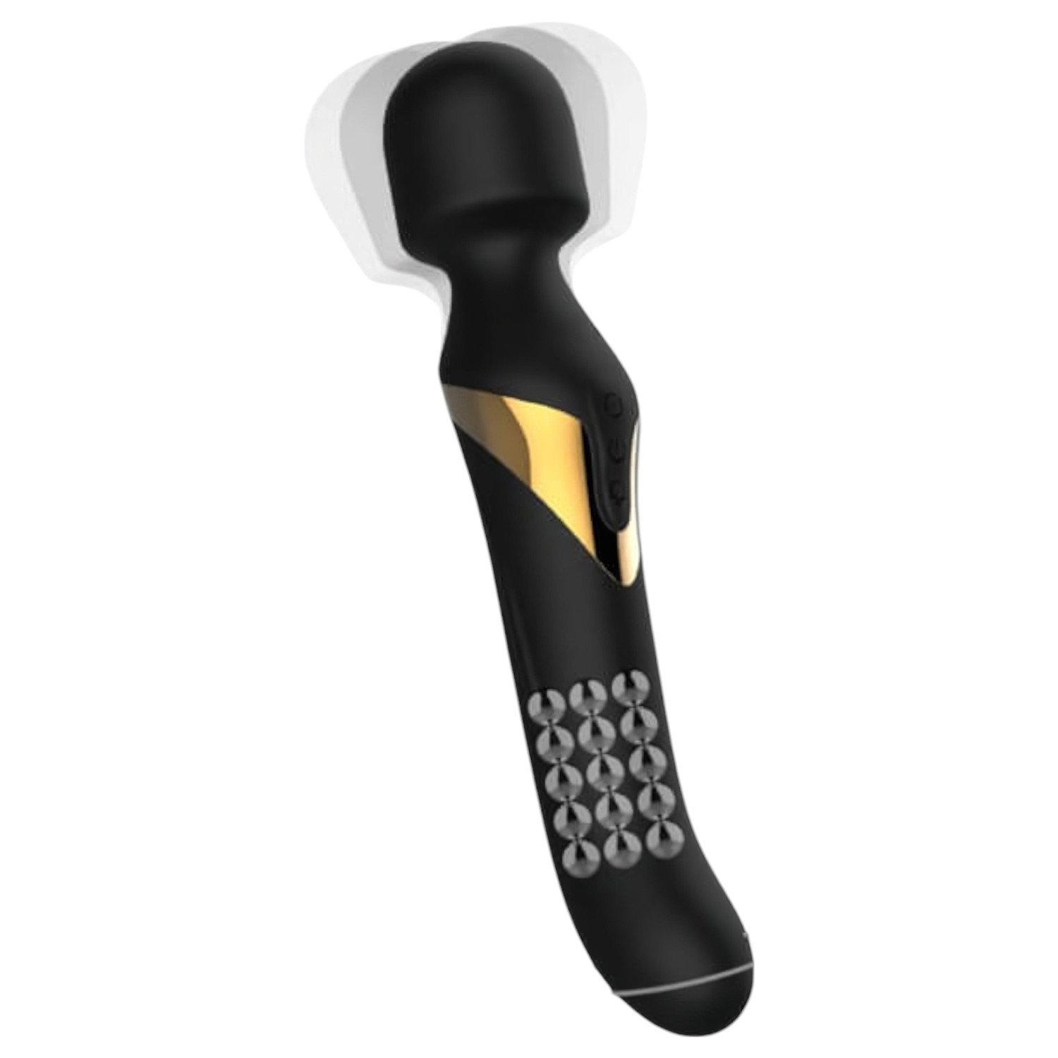 Dorcel - vibrátor a masážny prístroj 2v1 - duálny orgazmus - čierny